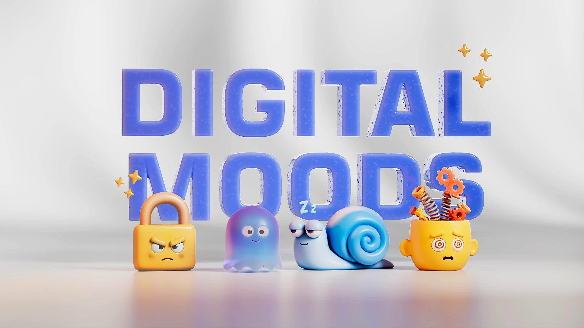 Digital Moods - 3D Illustration Series — Изображение №1 — Иллюстрация, 3D на Dprofile
