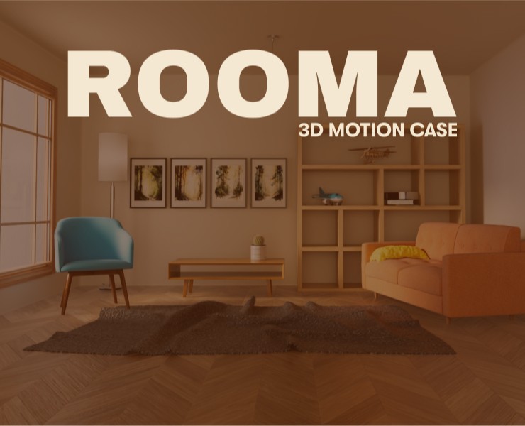 ROOMA - 3D Motion personal project — 3D, Анимация на Dprofile