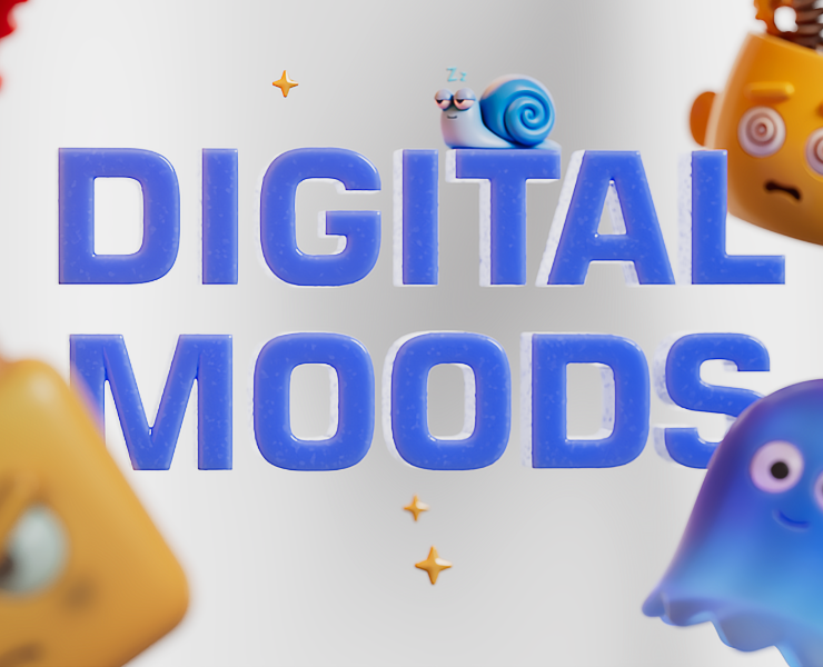 Digital Moods - 3D Illustration Series на Dprofile