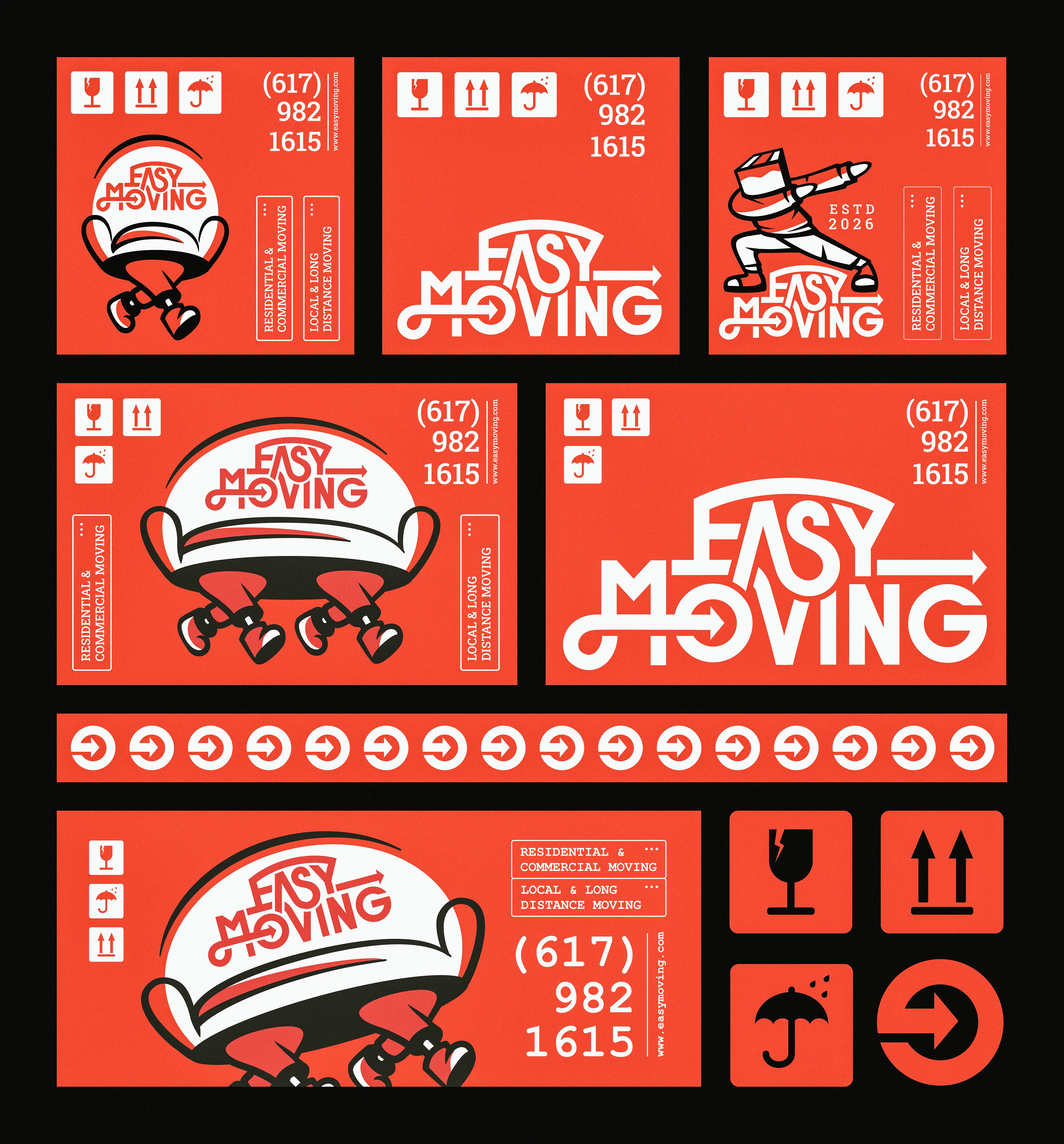 Easy Moving — Изображение №7 — Брендинг, Графика на Dprofile