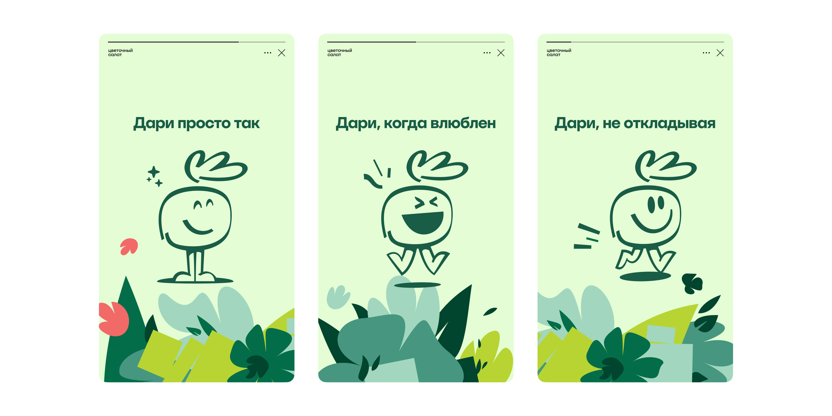 Цветочный салат — Изображение №21 — Брендинг на Dprofile