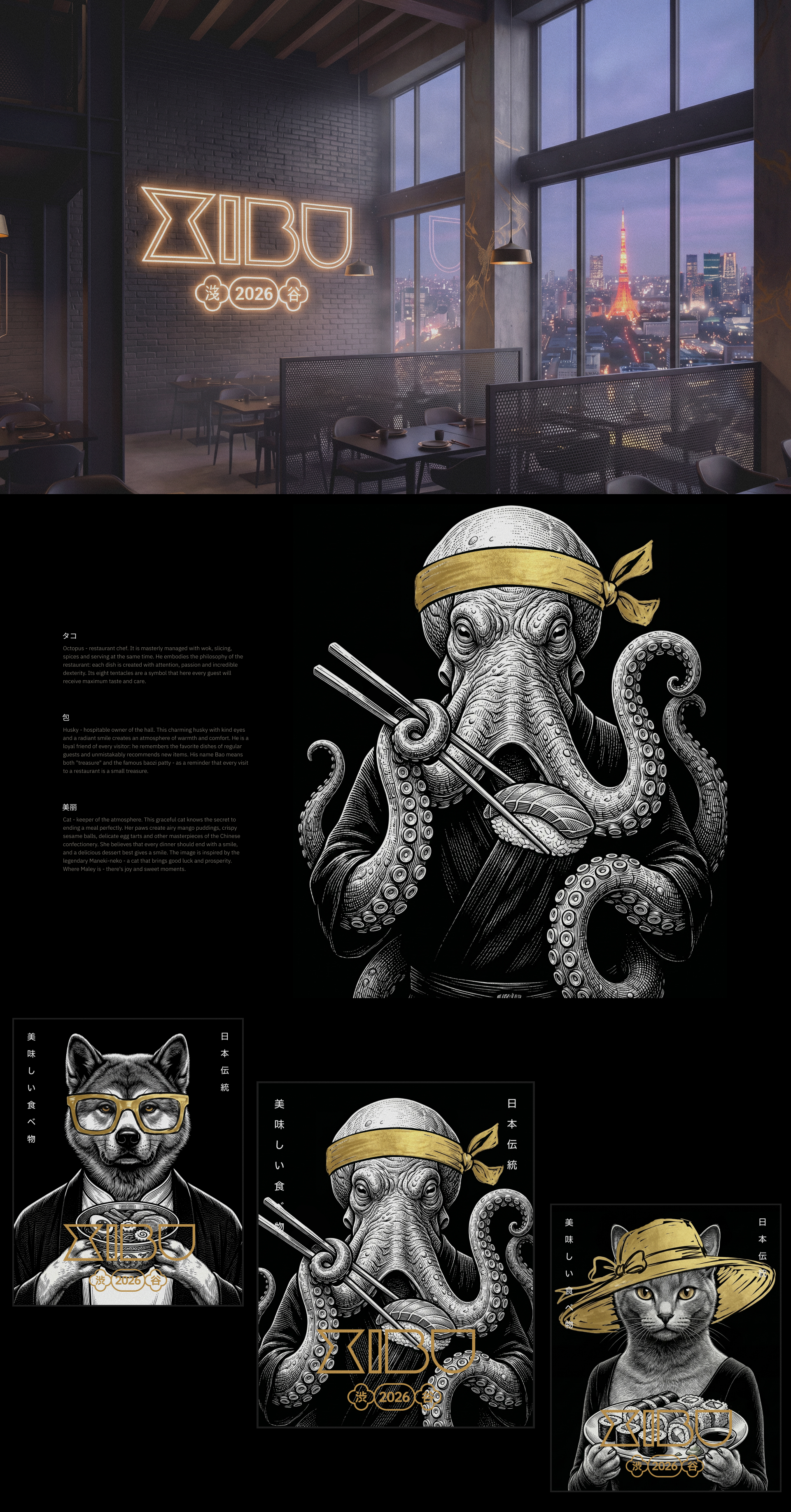 XIBU - ресторан в Токио — Изображение №2 — Брендинг на Dprofile