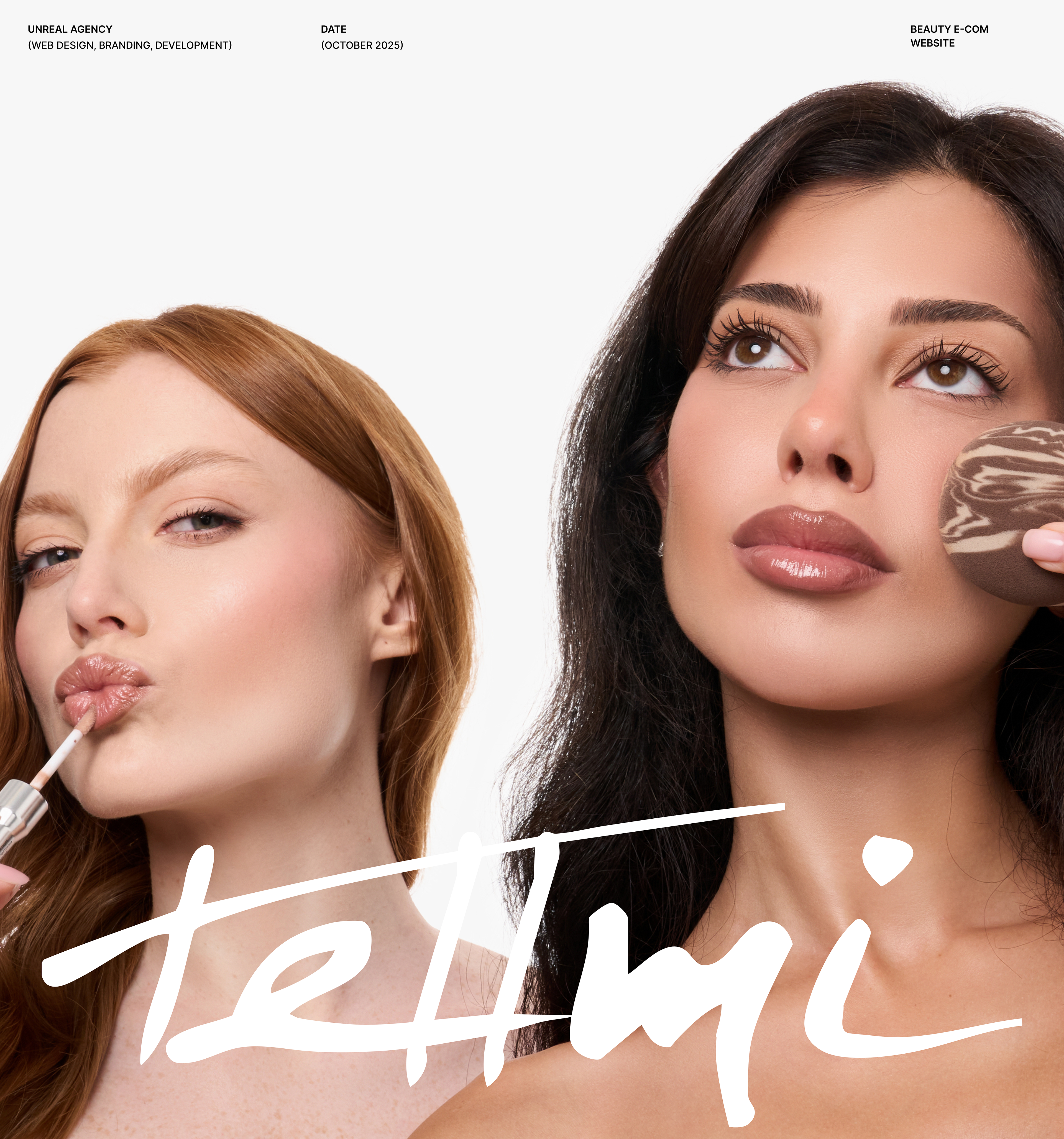 TellMi — сайт магазина косметики | UX/UI кейс — Изображение №1 — Интерфейсы на Dprofile