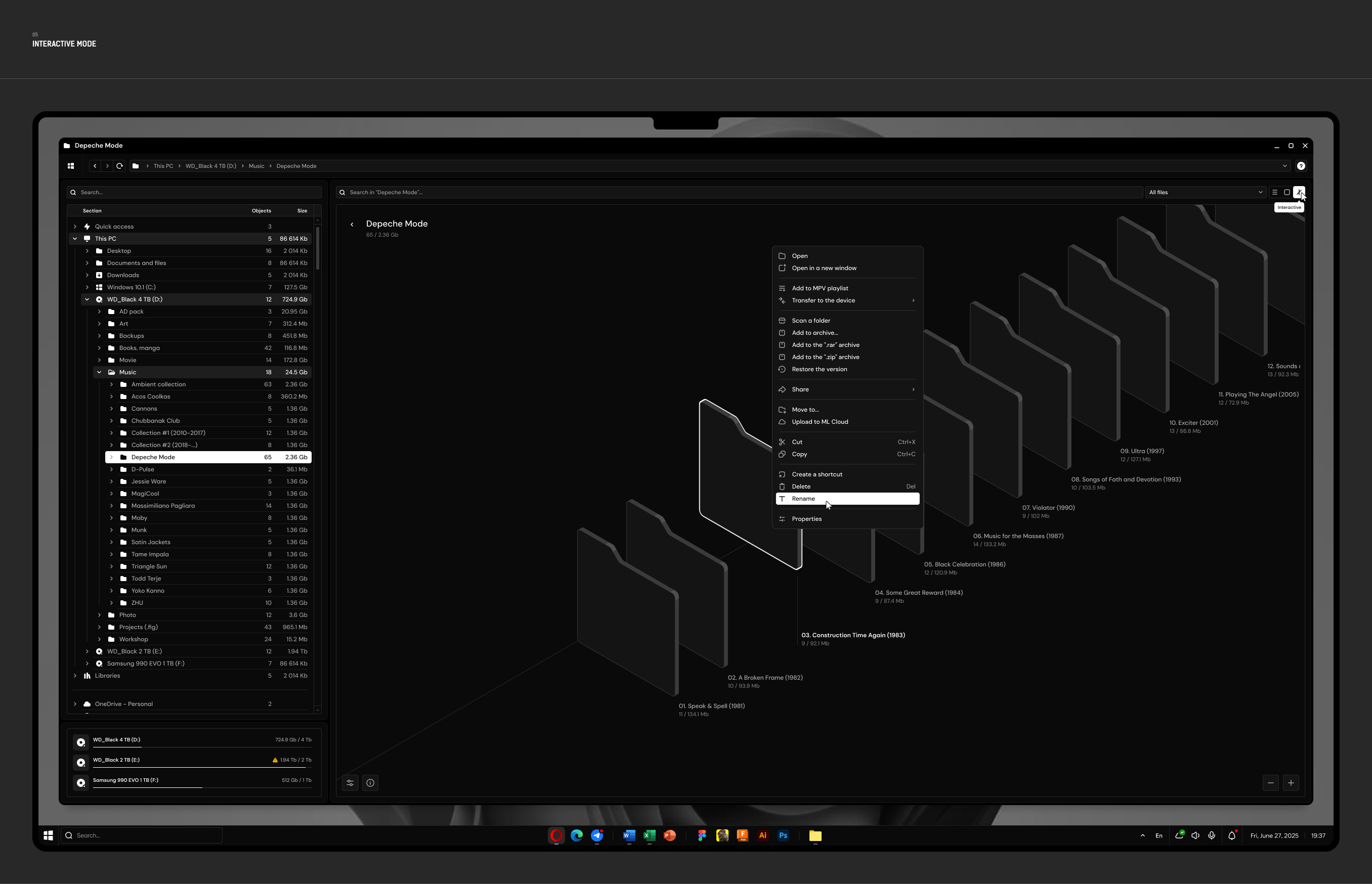 File Manager — Изображение №5 — Интерфейсы на Dprofile