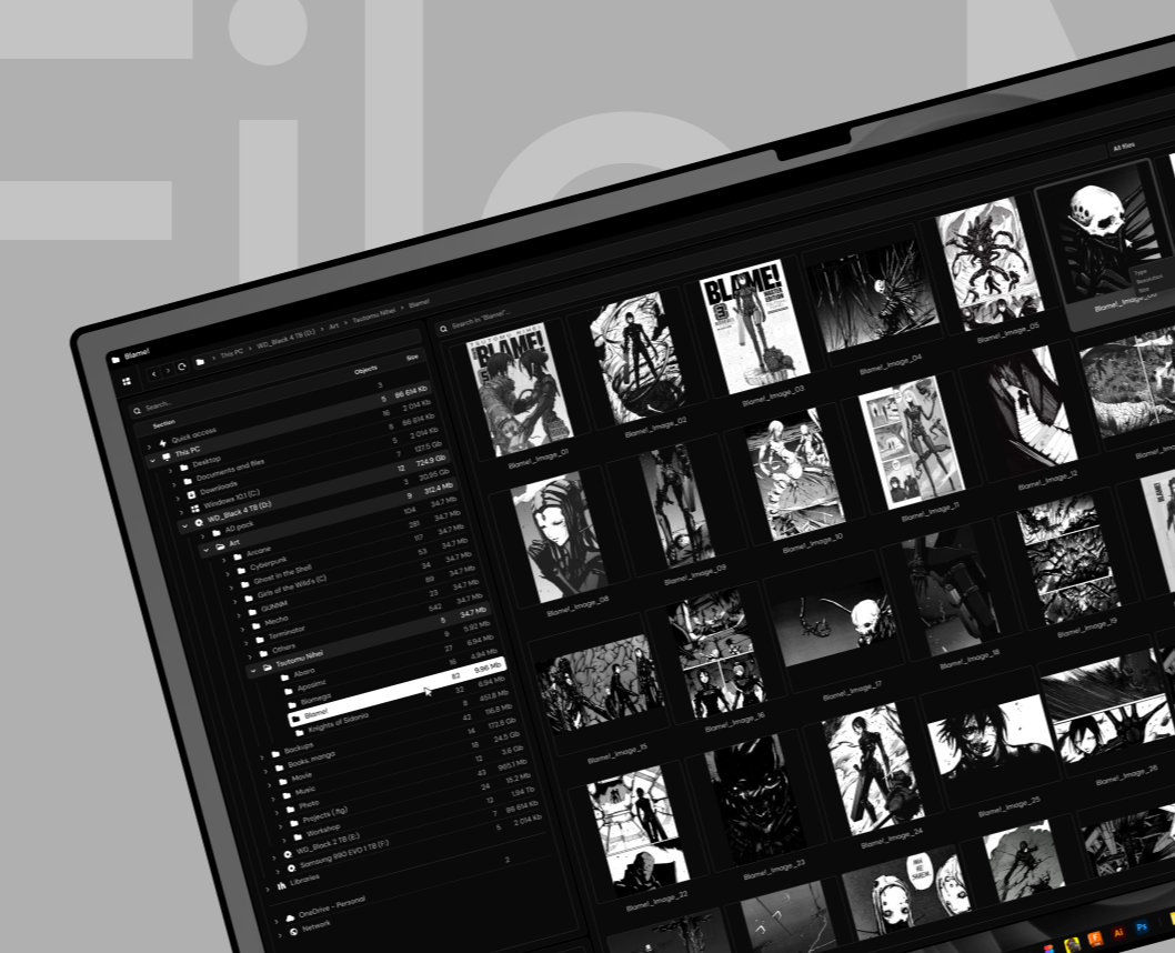 File Manager — Интерфейсы на Dprofile
