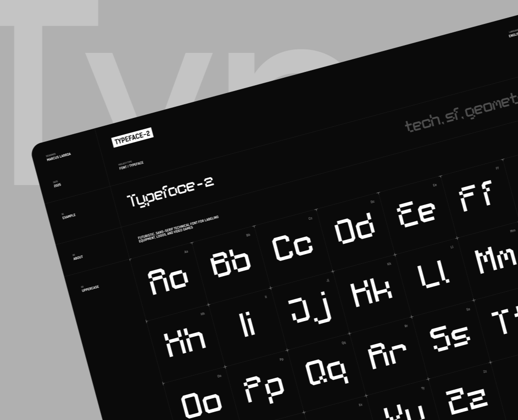 Typeface-2 — Графика на Dprofile