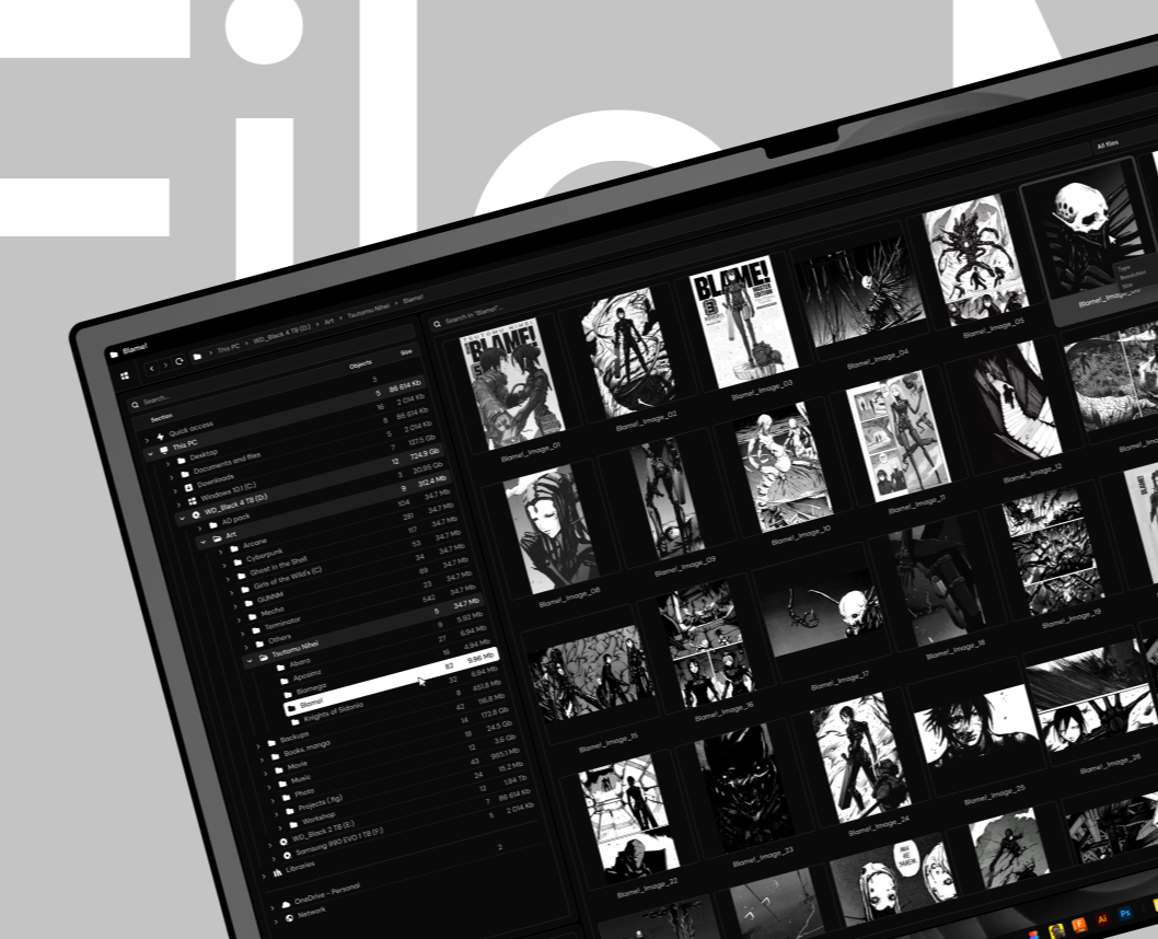 File Manager — Интерфейсы на Dprofile