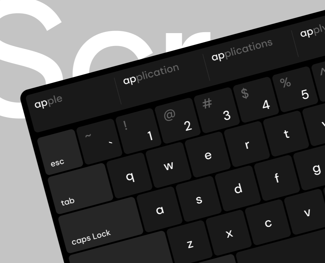 Screen keyboard — Интерфейсы на Dprofile
