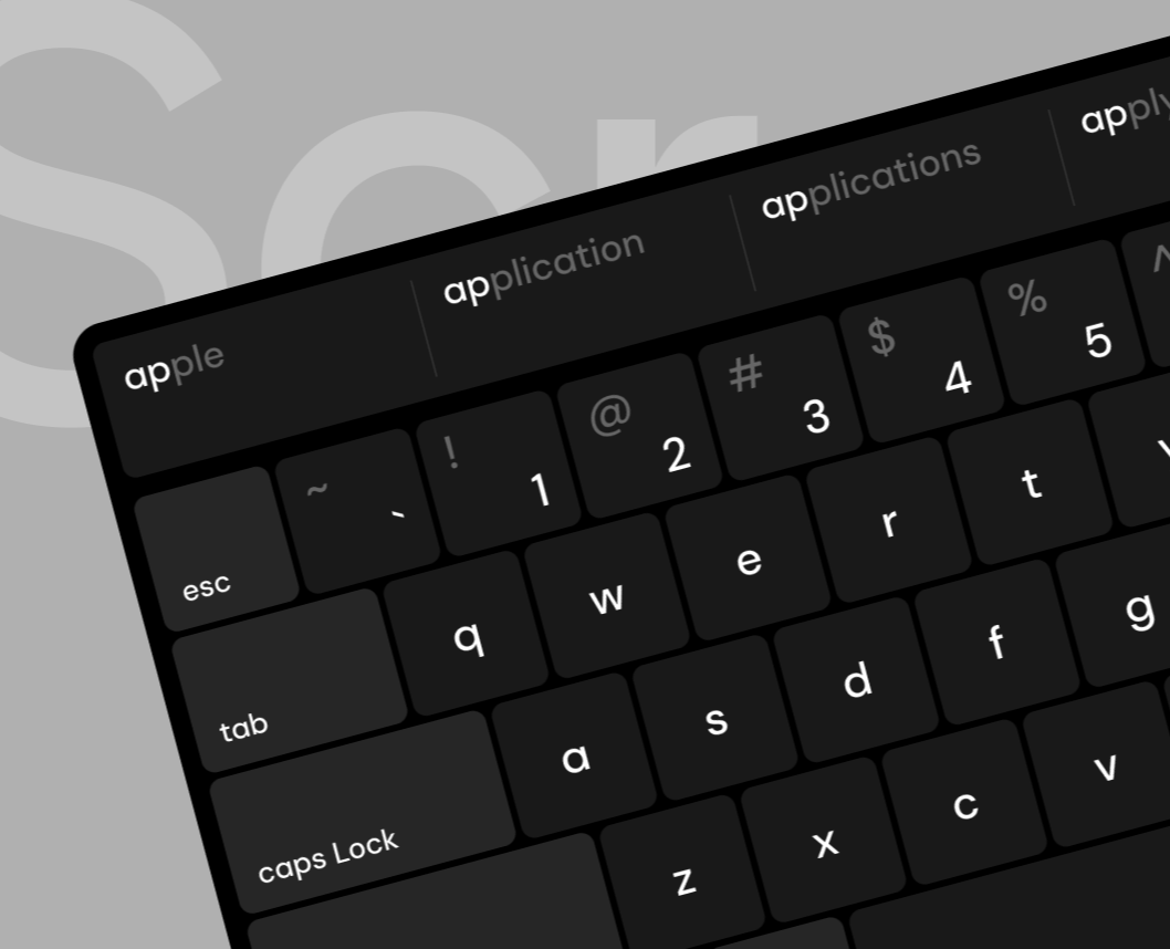 Screen keyboard — Интерфейсы на Dprofile