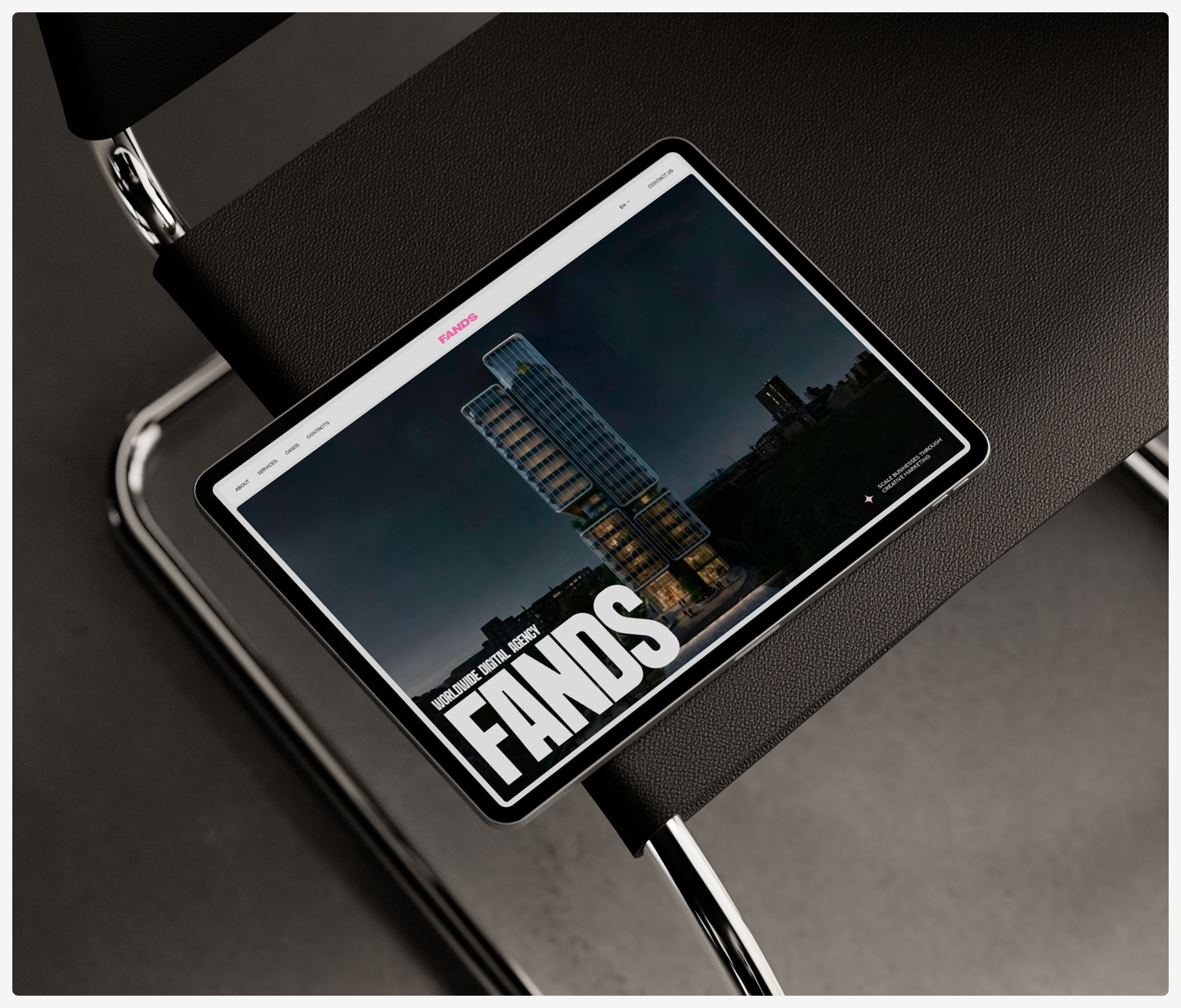 FANDS | Digital agency website — Изображение №5 — Интерфейсы, Анимация на Dprofile