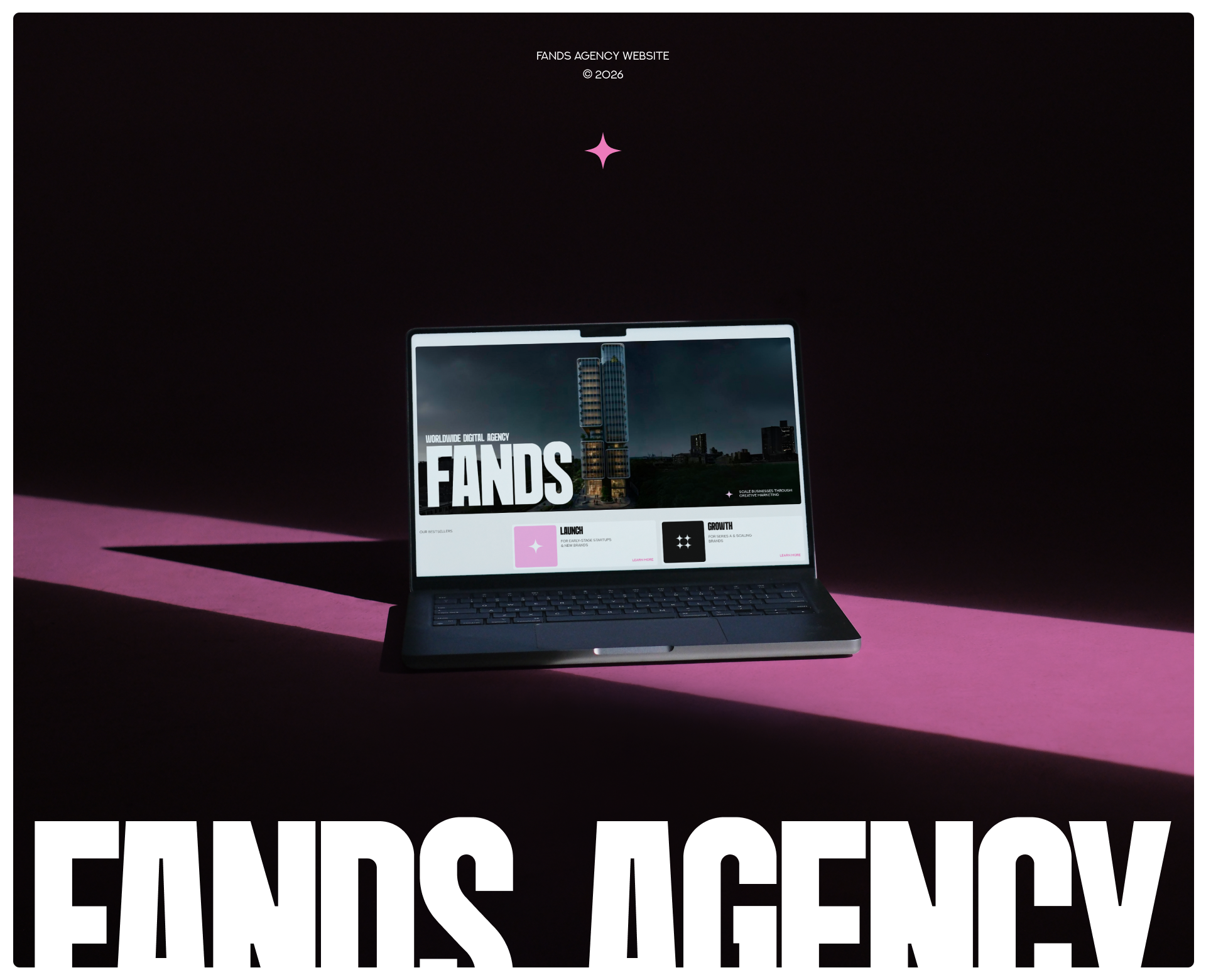 FANDS | Digital agency website — Изображение №1 — Интерфейсы, Анимация на Dprofile