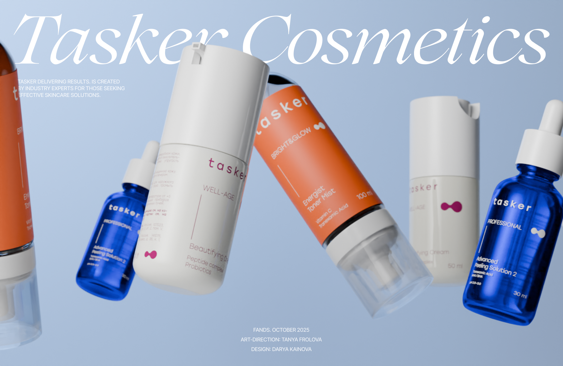Tasker cosmetic | web — Изображение №1 — Интерфейсы, 3D на Dprofile
