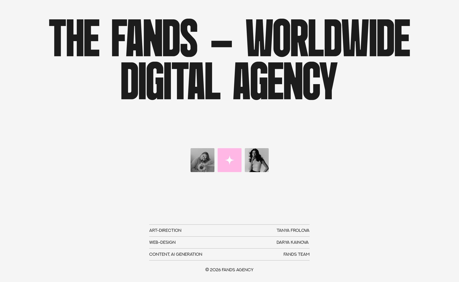 FANDS | Digital agency website — Изображение №15 — Интерфейсы, Анимация на Dprofile