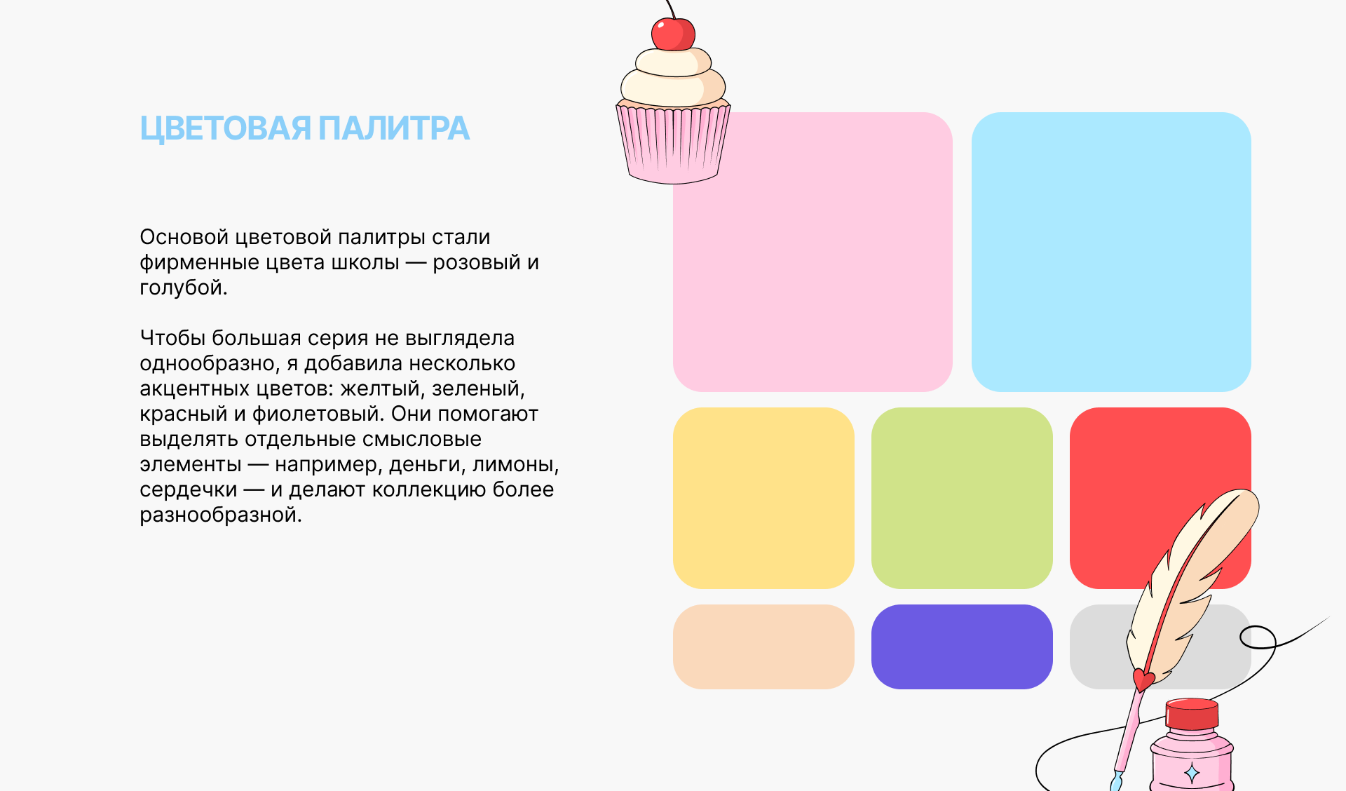 Иллюстрации иконок для системы достижений Cake School — Изображение №5 — Интерфейсы, Иллюстрация на Dprofile