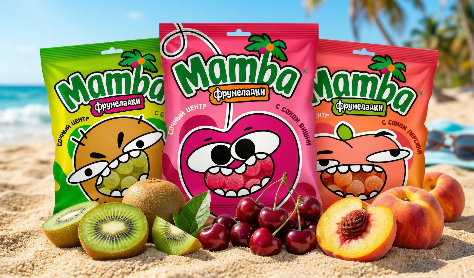 Дизайн упаковки мармелада Mamba с иллюстрациями — Изображение №1 — Брендинг, Иллюстрация на Dprofile