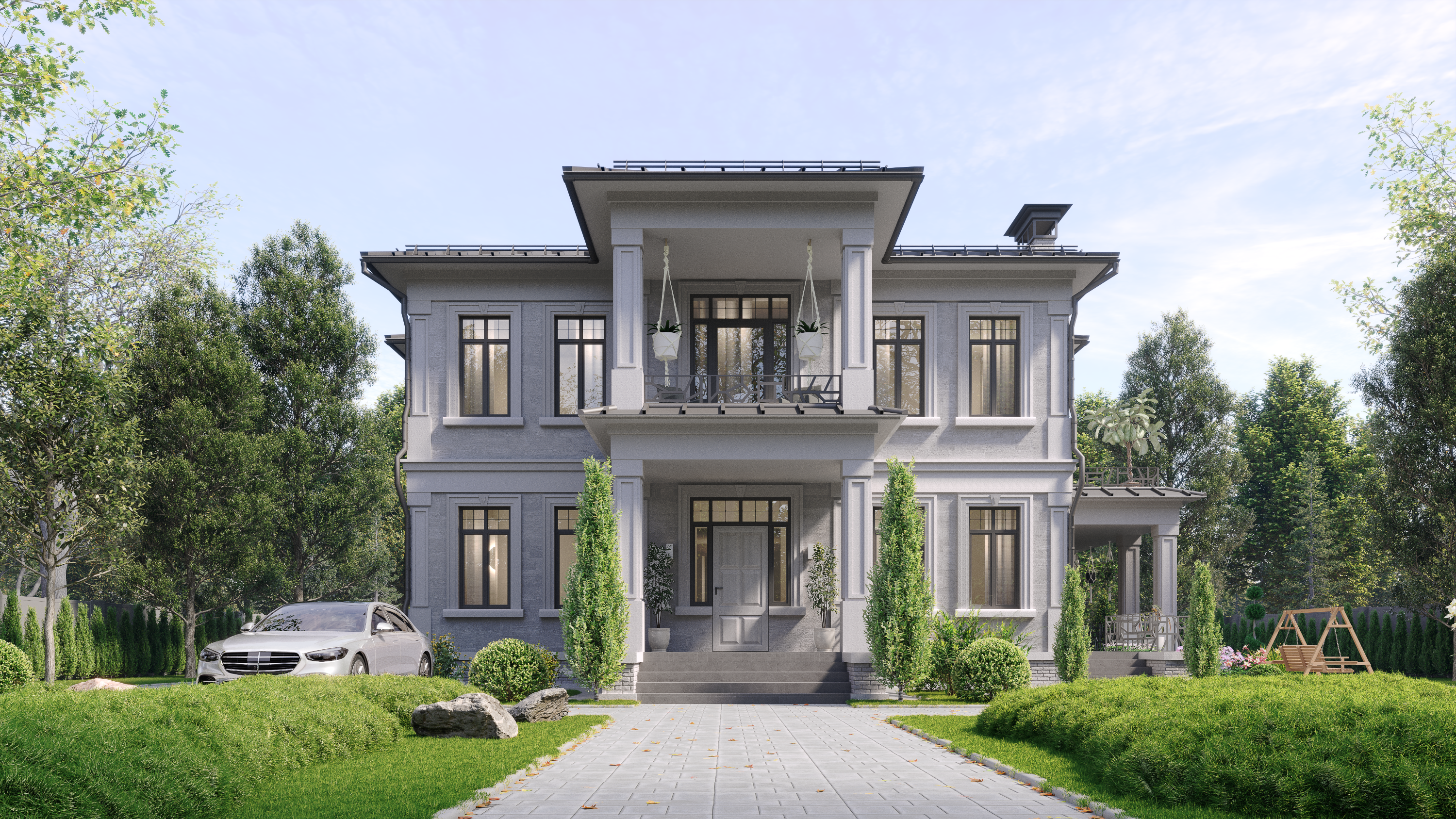 Neoclassic Villa | Moscow — Изображение №1 — 3D, Архитектура на Dprofile