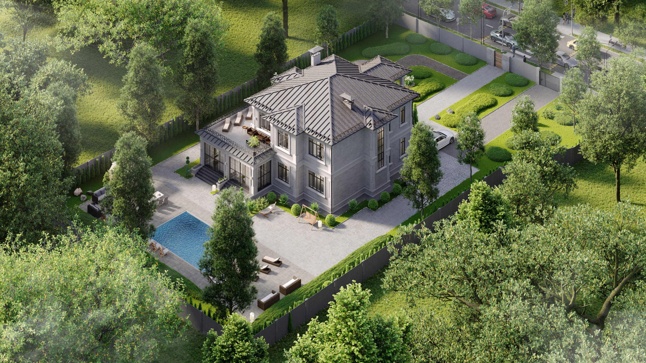 Neoclassic Villa | Moscow — Изображение №5 — 3D, Архитектура на Dprofile