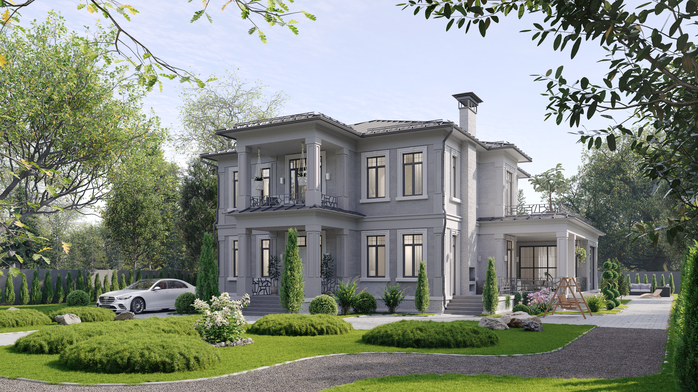 Neoclassic Villa | Moscow — Изображение №2 — 3D, Архитектура на Dprofile