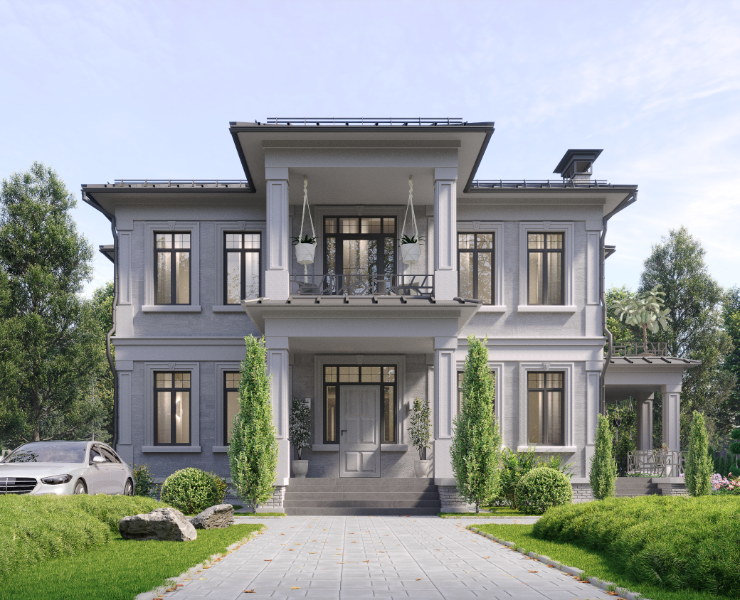 Neoclassic Villa | Moscow на Dprofile