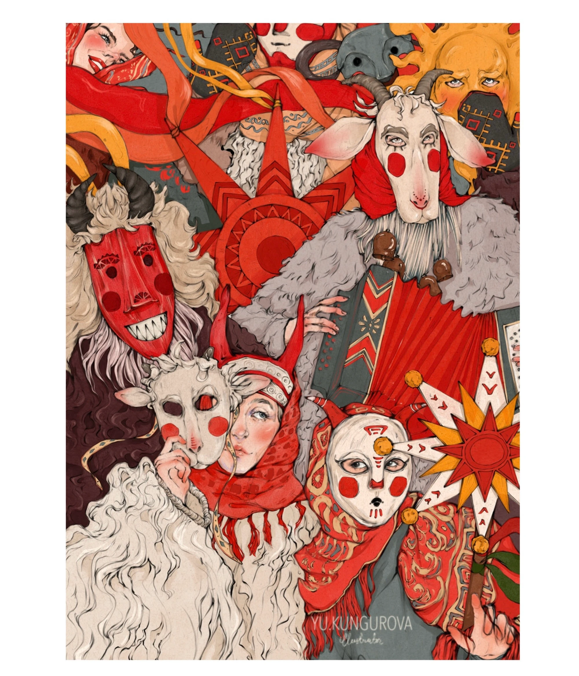 Лики Солнцестояния — Изображение №1 — Иллюстрация на Dprofile