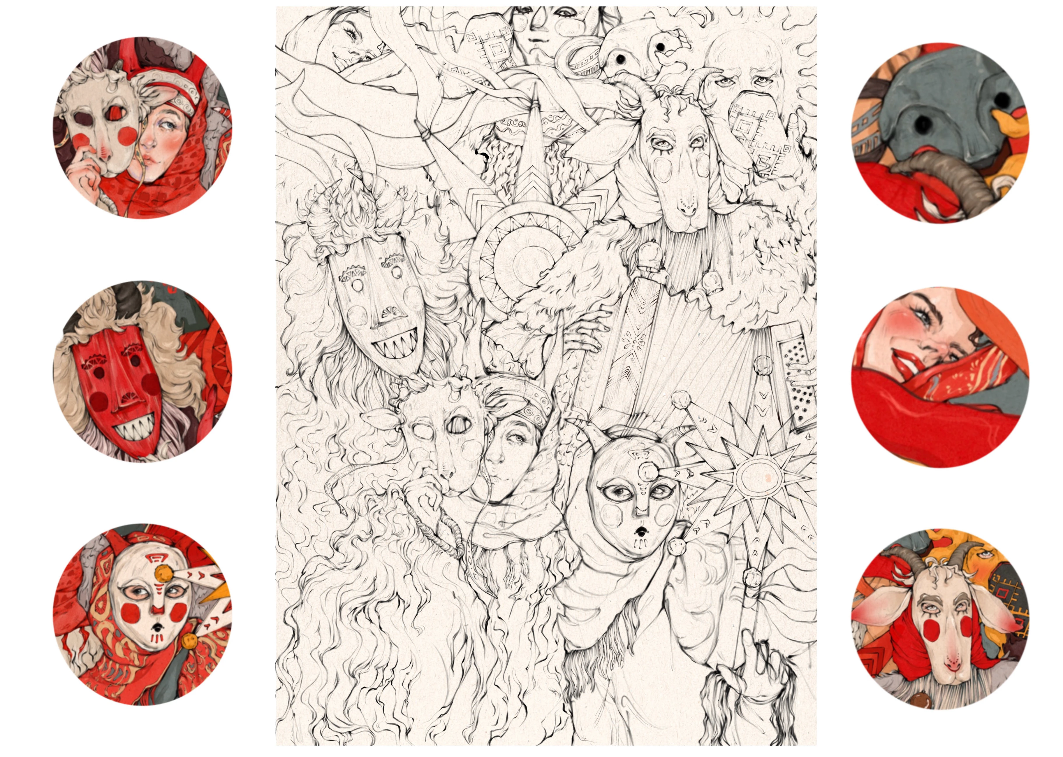 Лики Солнцестояния — Изображение №2 — Иллюстрация на Dprofile