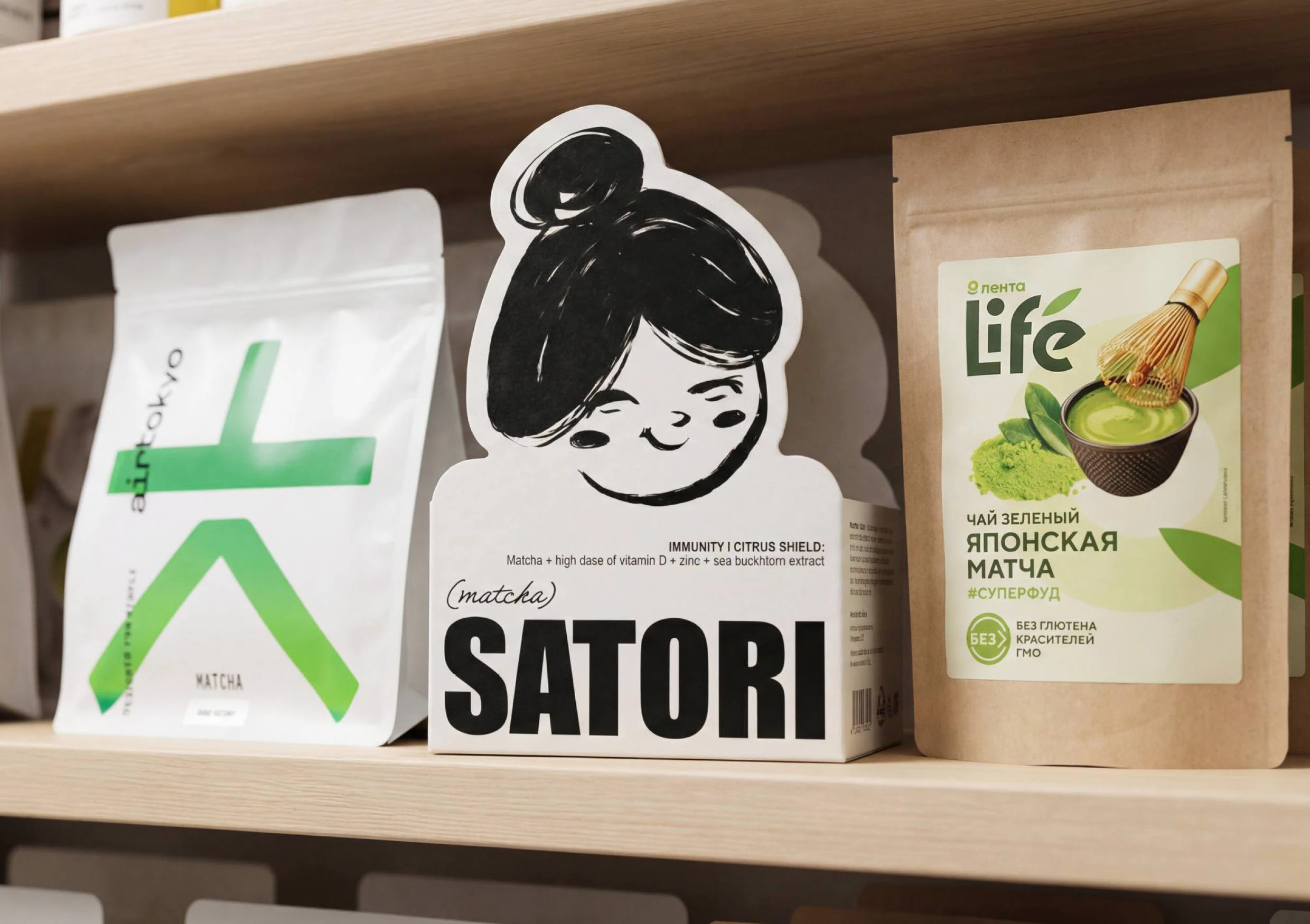 Фирменный стиль для бренда матчи SATORI — Изображение №9 — Брендинг, Промдизайн на Dprofile