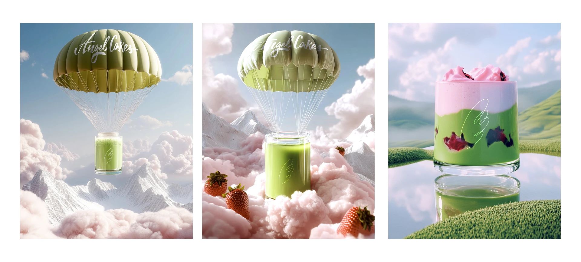 Angel cakes концепты ии — Изображение №3 — Иллюстрация на Dprofile