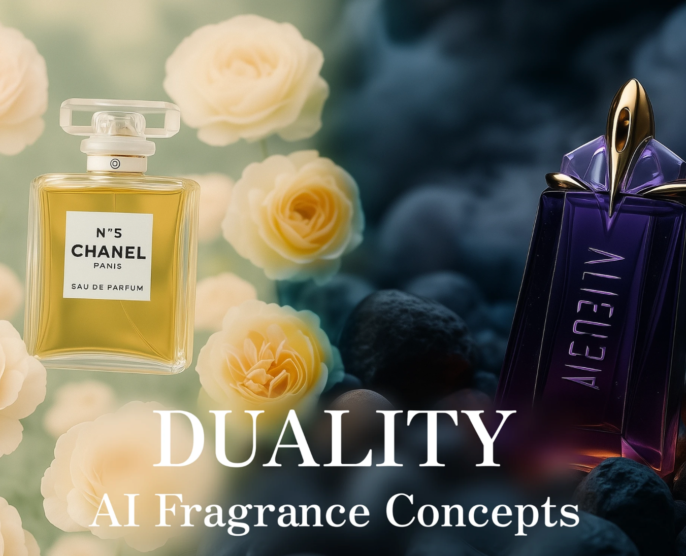 DUALITY — AI Fragrance Concepts — Иллюстрация на Dprofile
