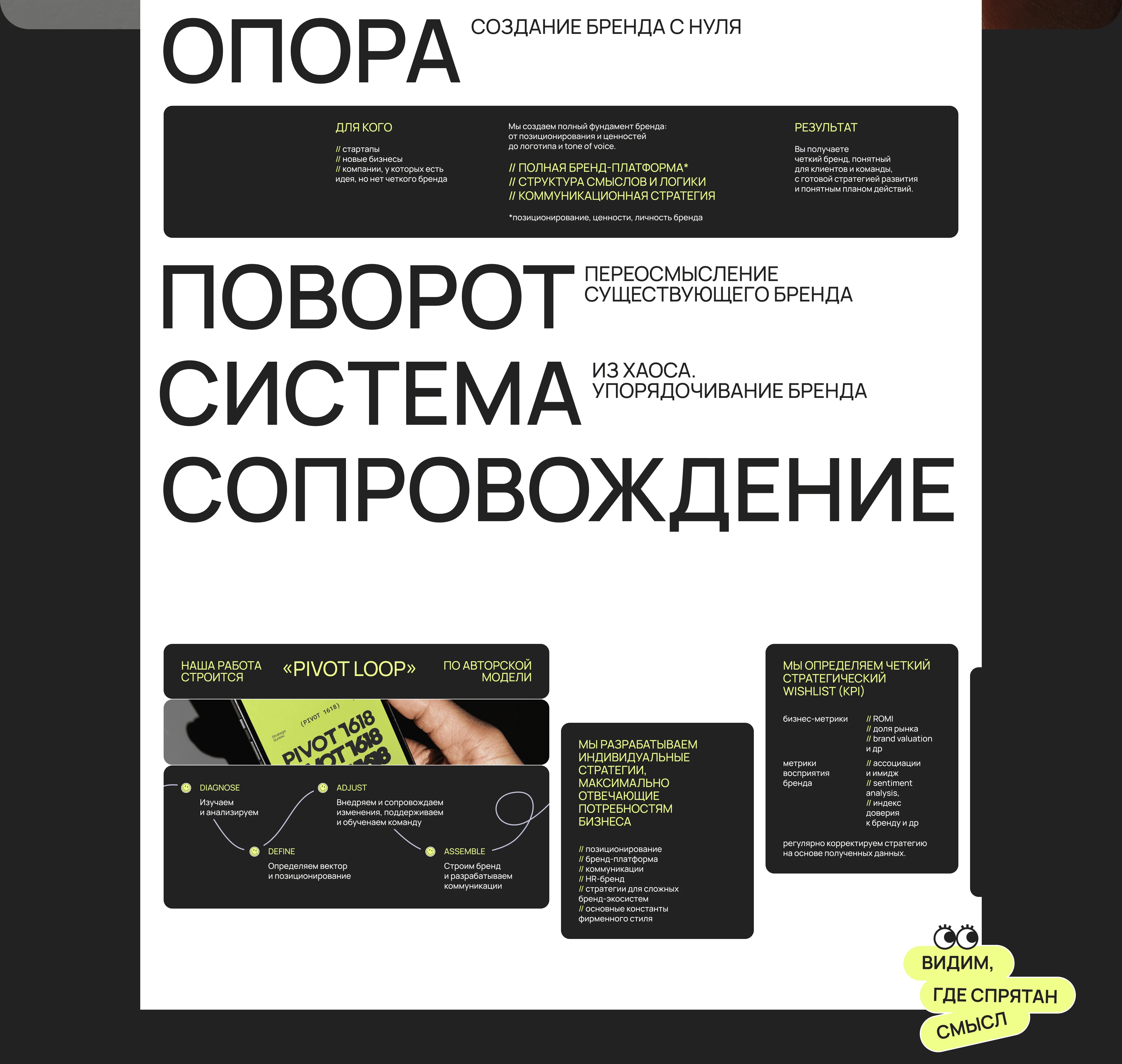 Сайт для стратегического бюро — Изображение №5 — Интерфейсы на Dprofile