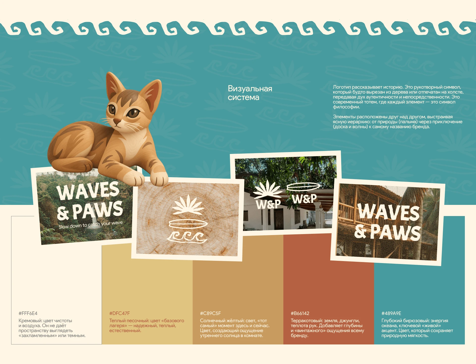 Брендинг хостела Waves & Paws — Изображение №5 — Брендинг на Dprofile