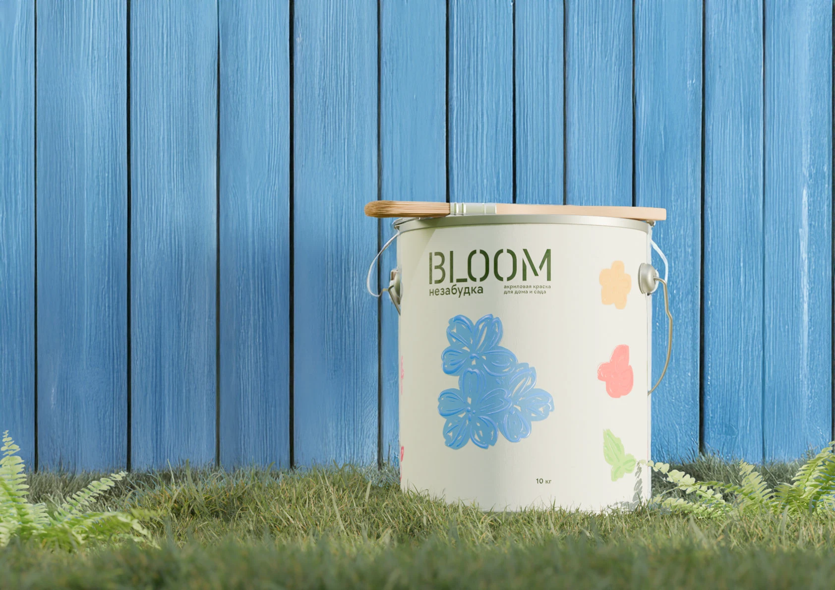 Bloom — краска для дома и сада — Изображение №13 — Брендинг, Иллюстрация на Dprofile