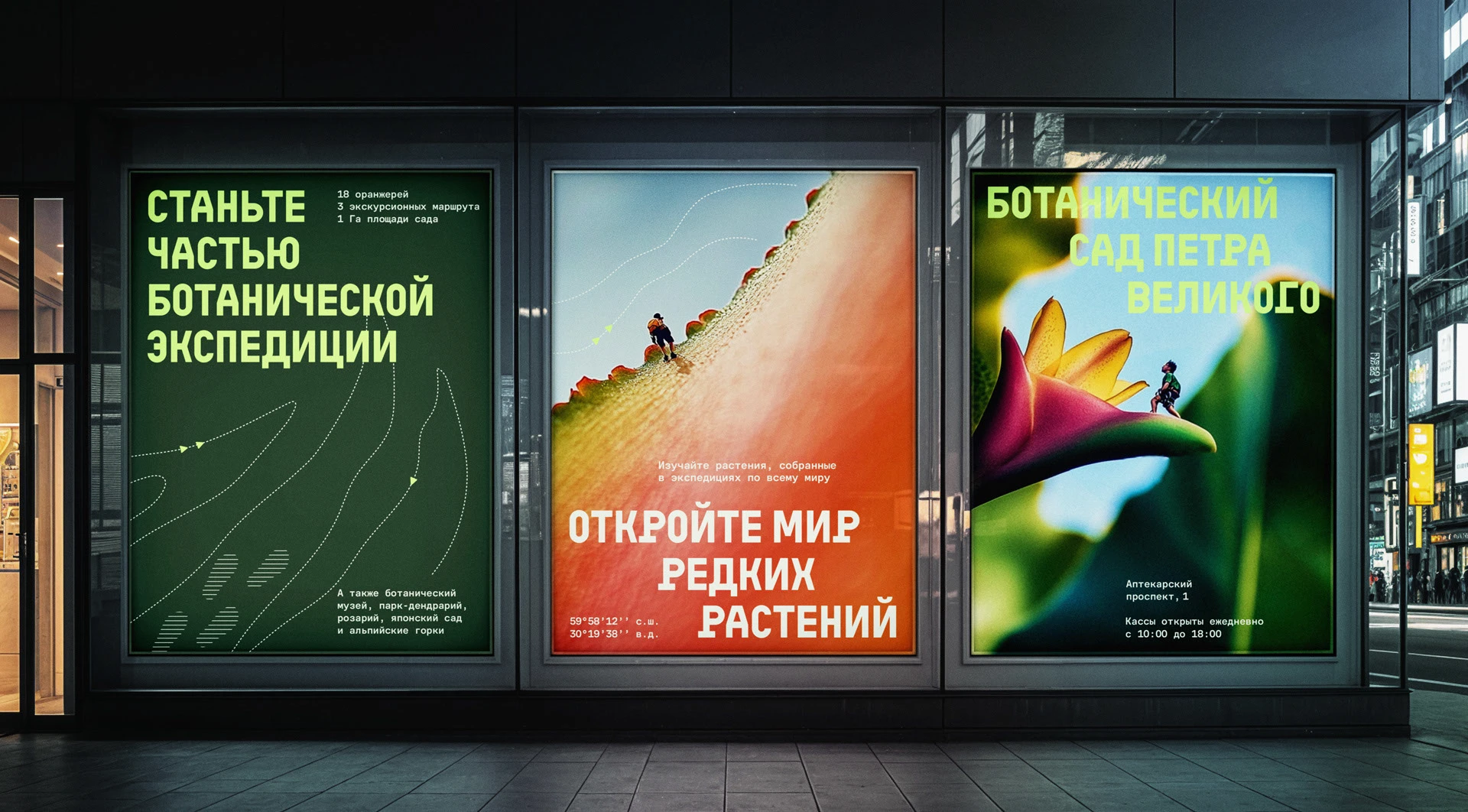 Ботанический сад Петра Великого — Изображение №3 — Брендинг, Графика на Dprofile