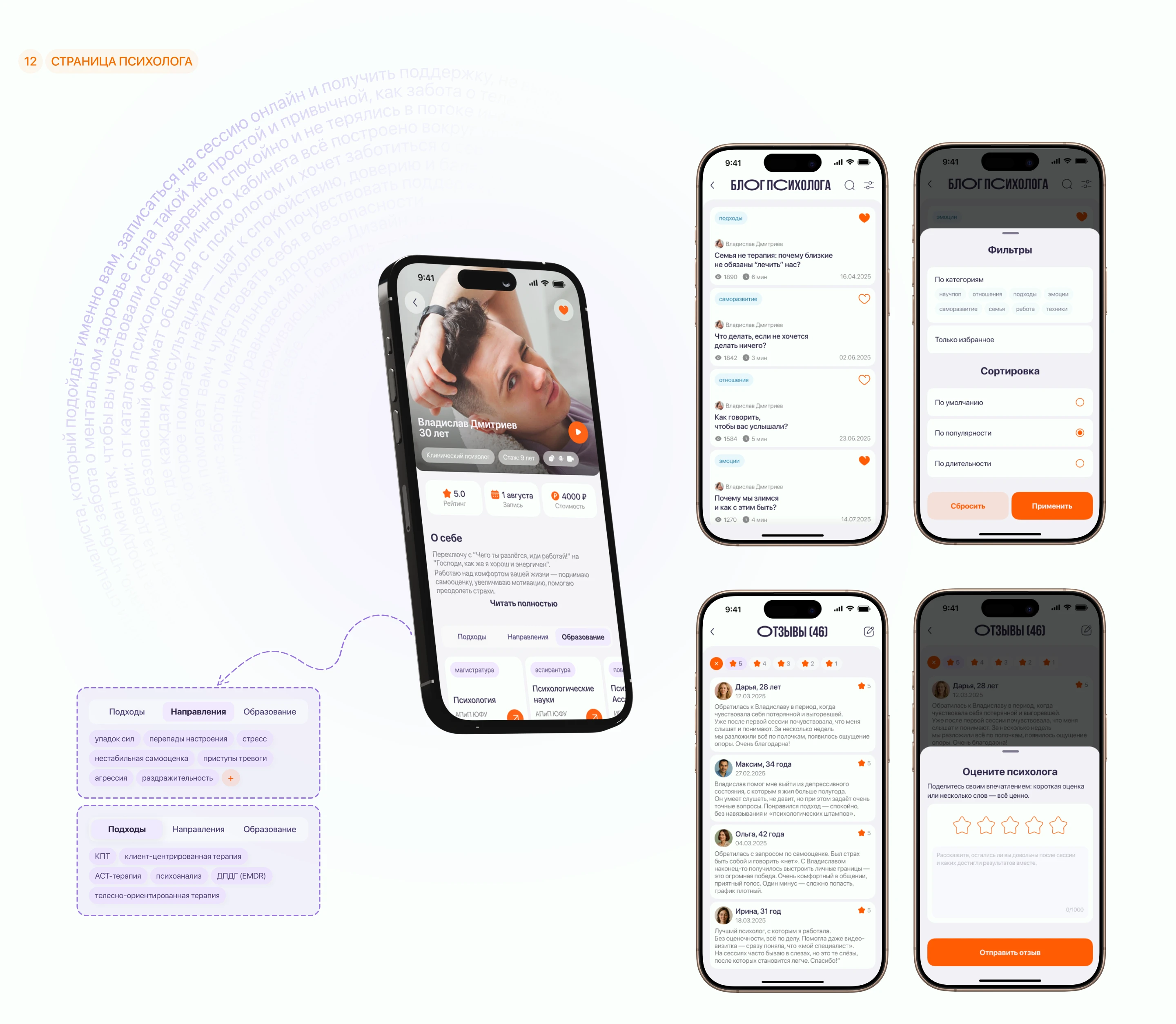 TERRA | Mental Health Mobile App | Design concept — Изображение №13 — Интерфейсы на Dprofile
