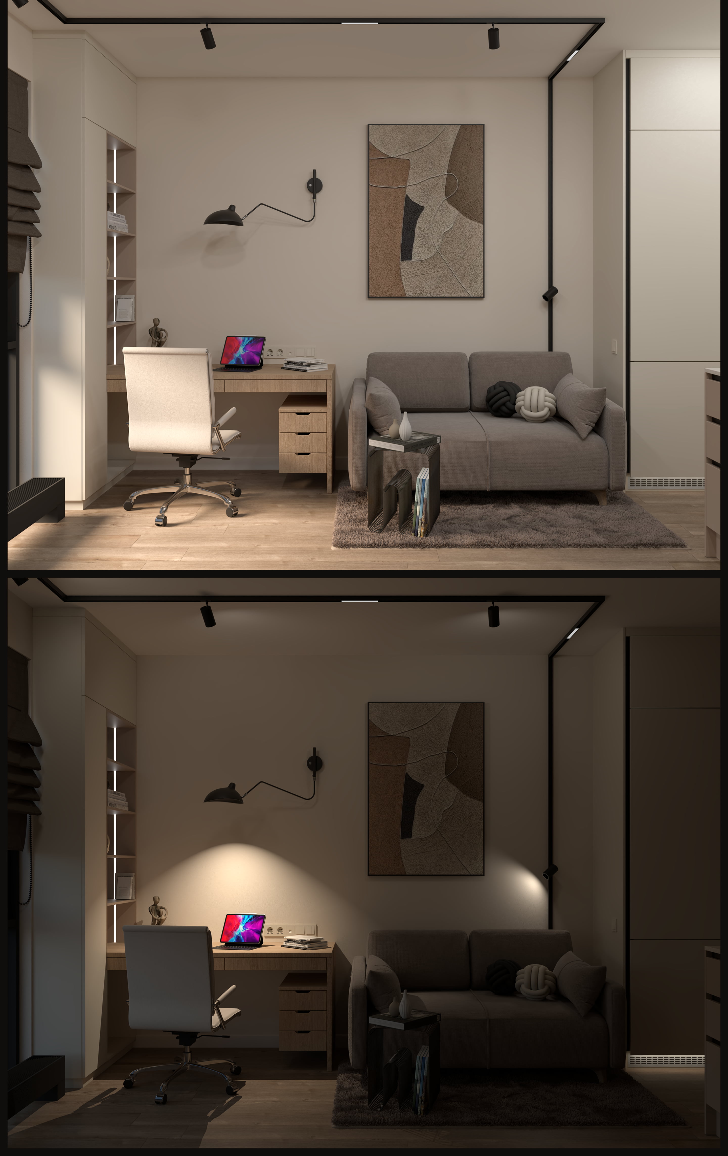 Дизайн-проект для студента 26м² — Изображение №3 — Архитектура на Dprofile