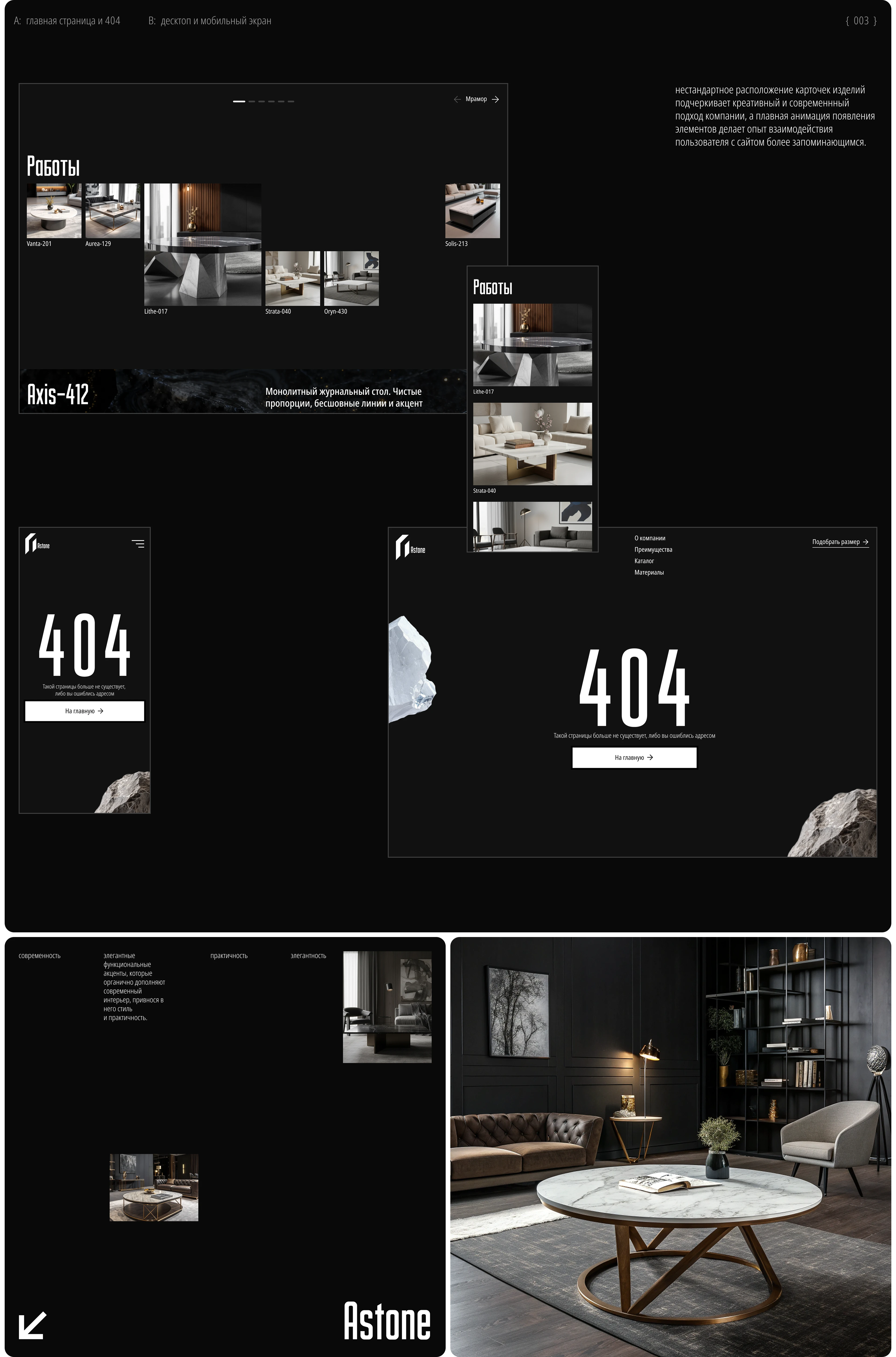 Astone — Изображение №3 — Интерфейсы, Брендинг на Dprofile