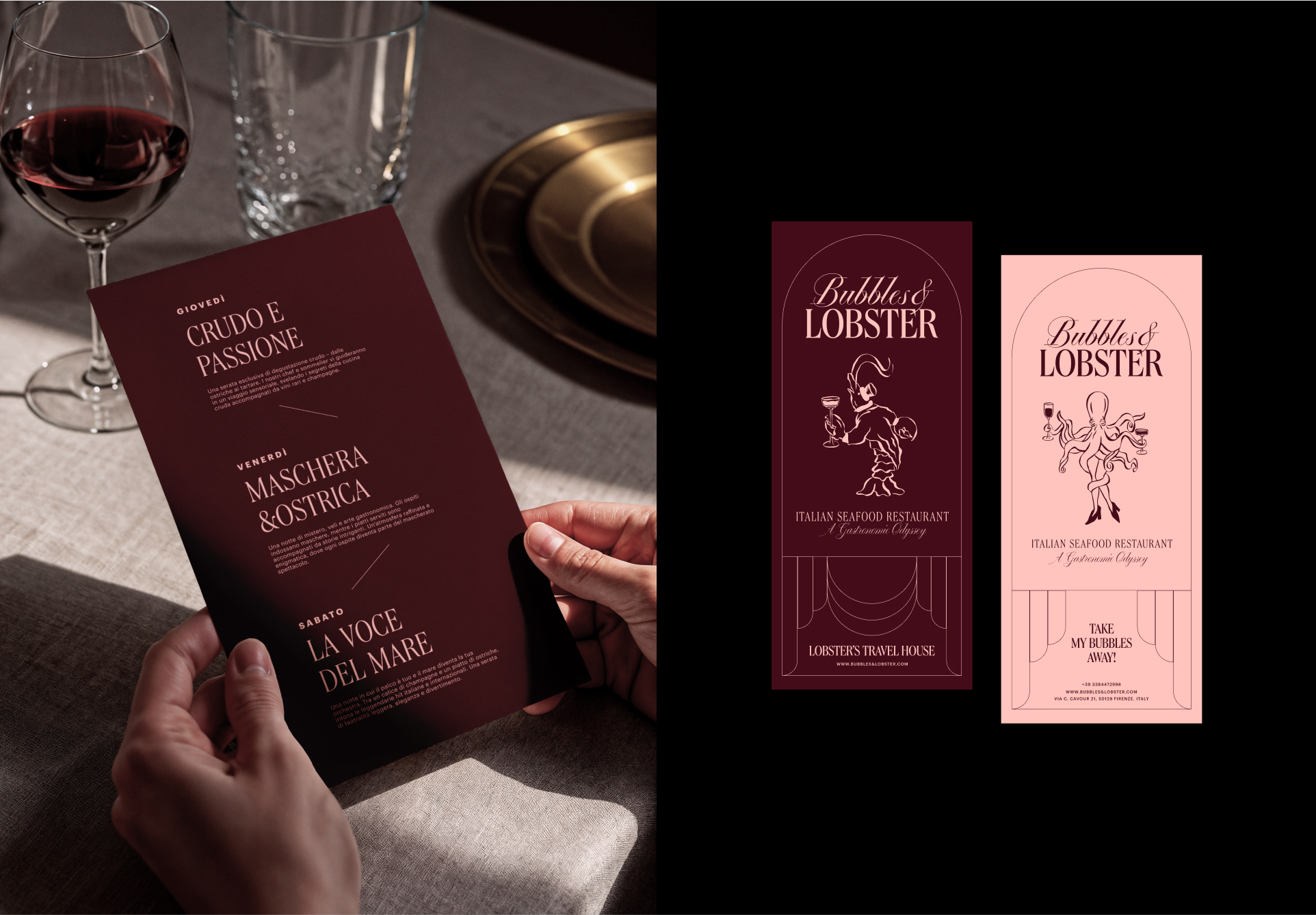 Bubbles & Lobster — Изображение №8 — Брендинг на Dprofile