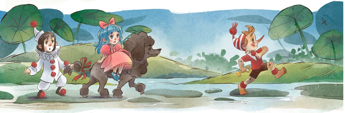 Золотой ключик или приключения Буратино — Изображение №7 — Иллюстрация на Dprofile
