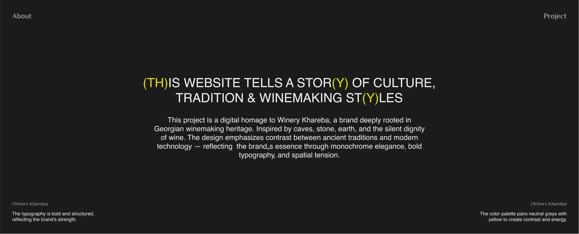 CORPORATE WEBSITE | WINERY KHAREBA — Изображение №2 — Интерфейсы на Dprofile