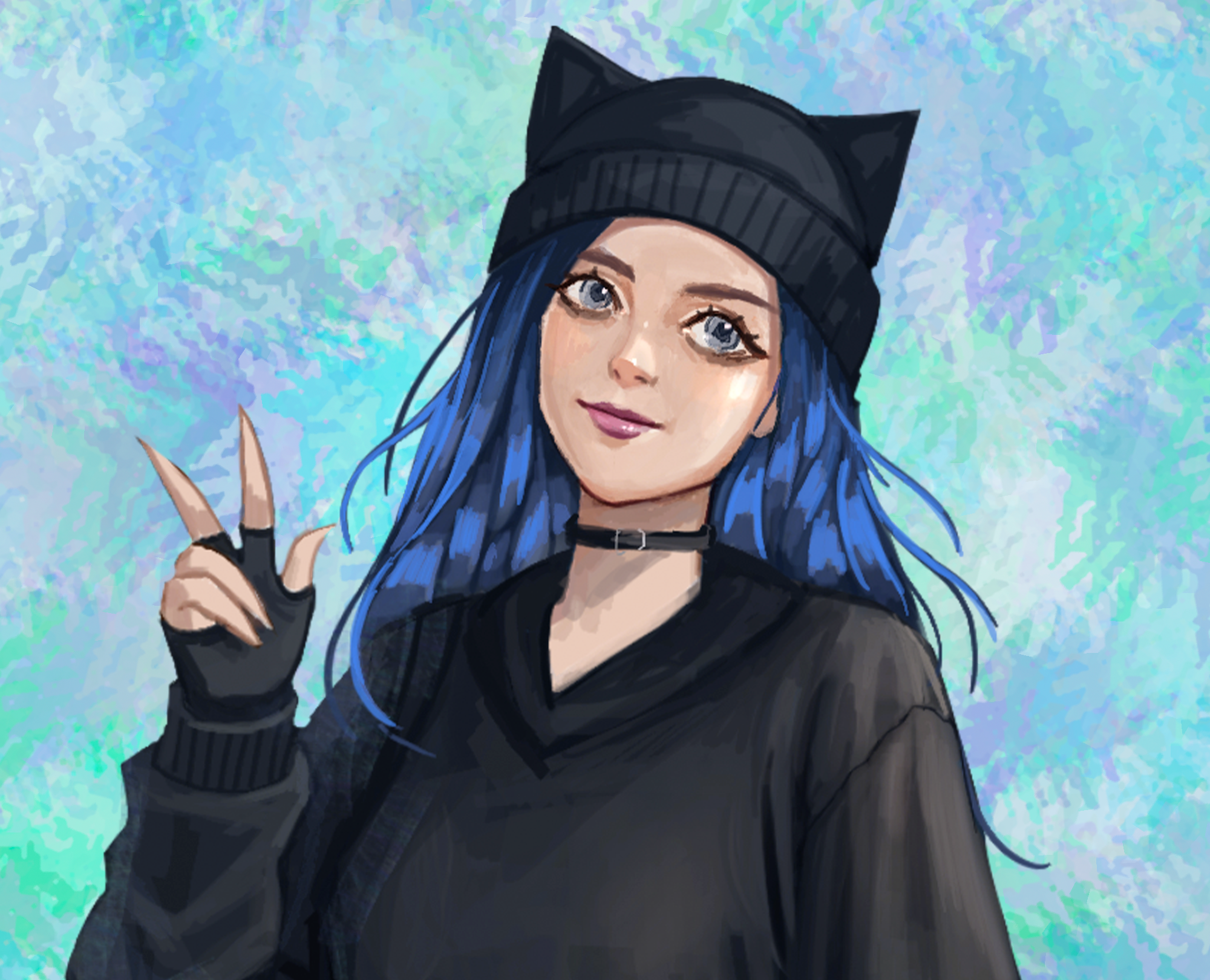 Baby Blue — авторский персонаж — Брендинг, Иллюстрация на Dprofile