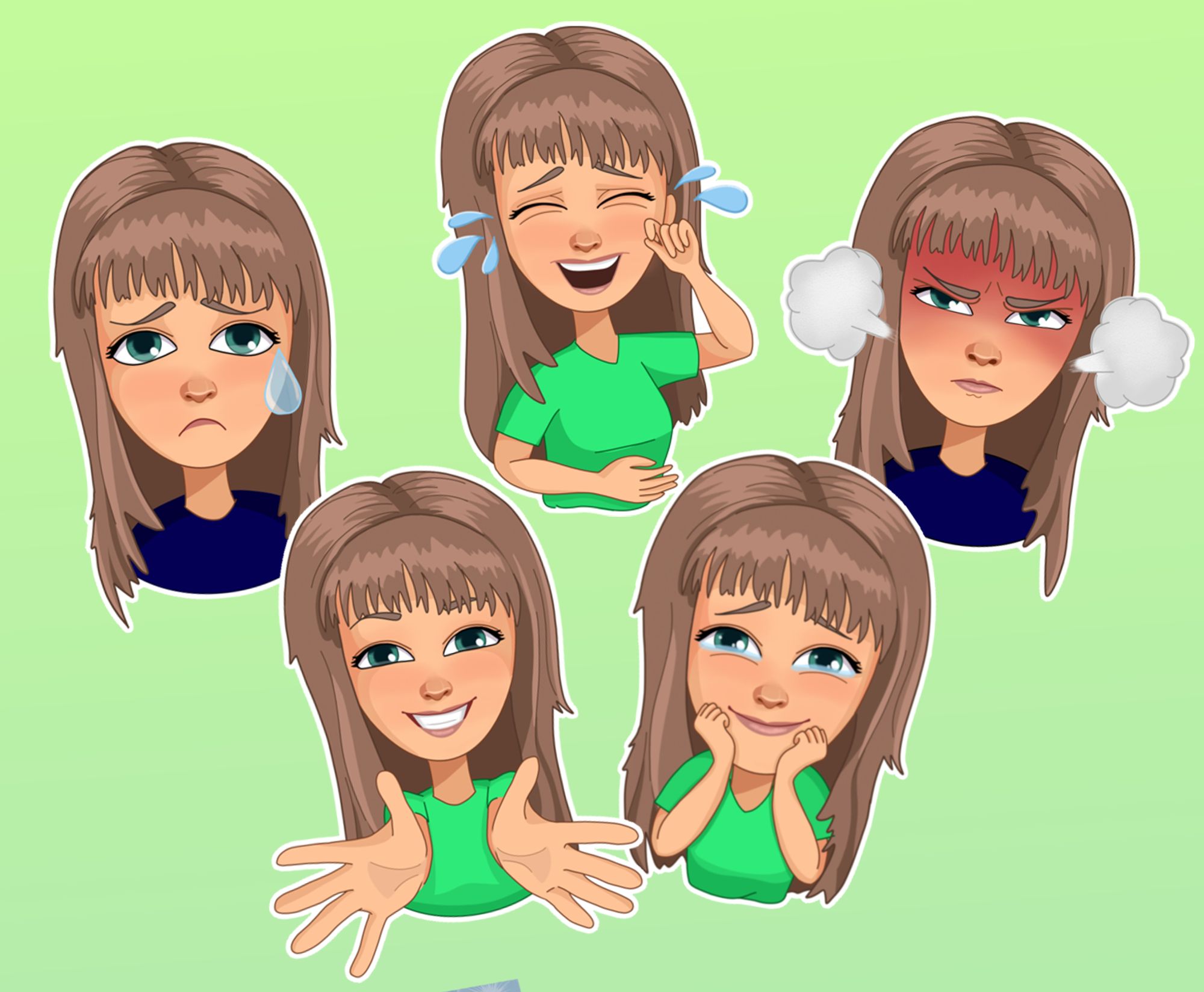 Стикеры|Иллюстрации — Изображение №4 — Иллюстрация на Dprofile