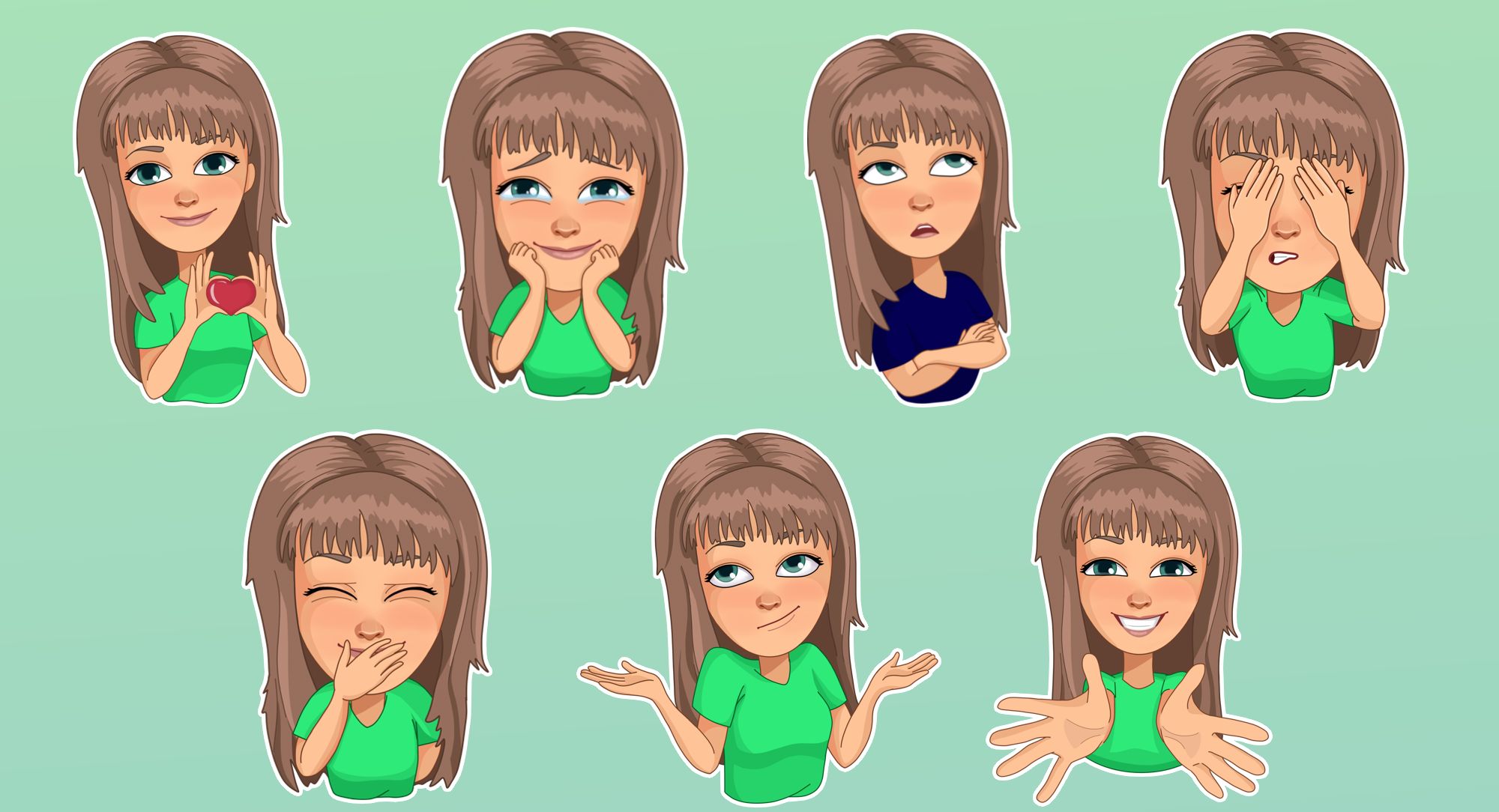 Стикеры|Иллюстрации — Изображение №6 — Иллюстрация на Dprofile