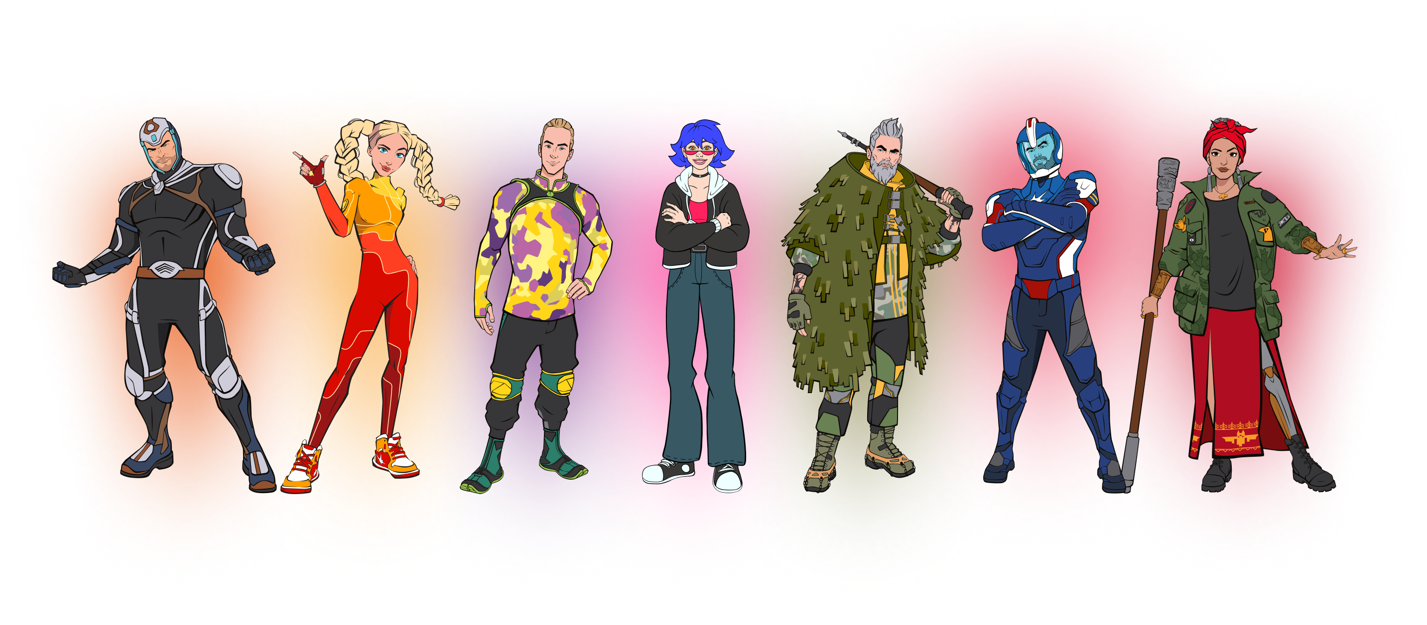 Русские Супергерои BY - лендинг — Изображение №4 — Интерфейсы, Иллюстрация на Dprofile