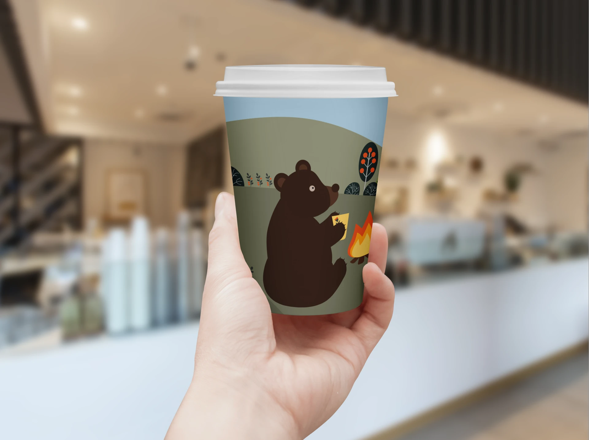 Вкусвилл/Дизайн стаканчика — Изображение №4 — Иллюстрация, Графика на Dprofile