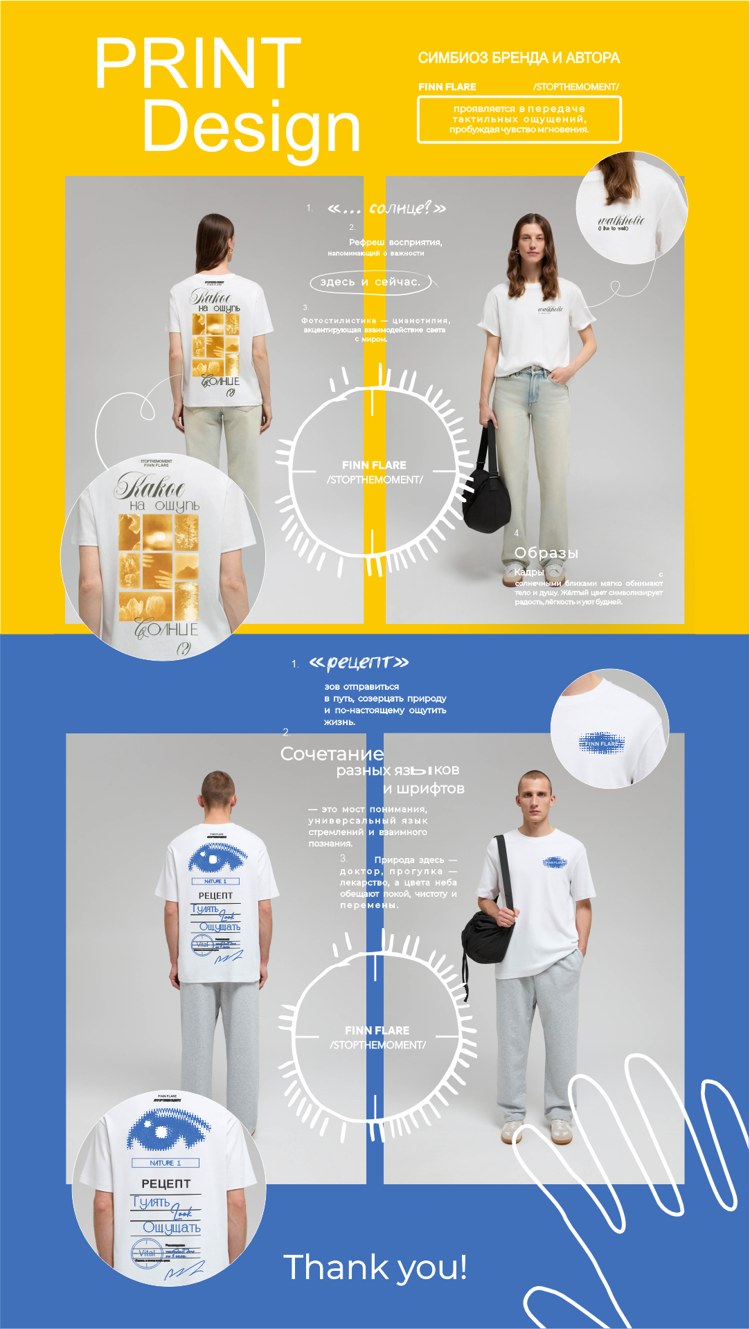 Дизайн принтов футболок Finn Flare — Изображение №1 — Брендинг на Dprofile