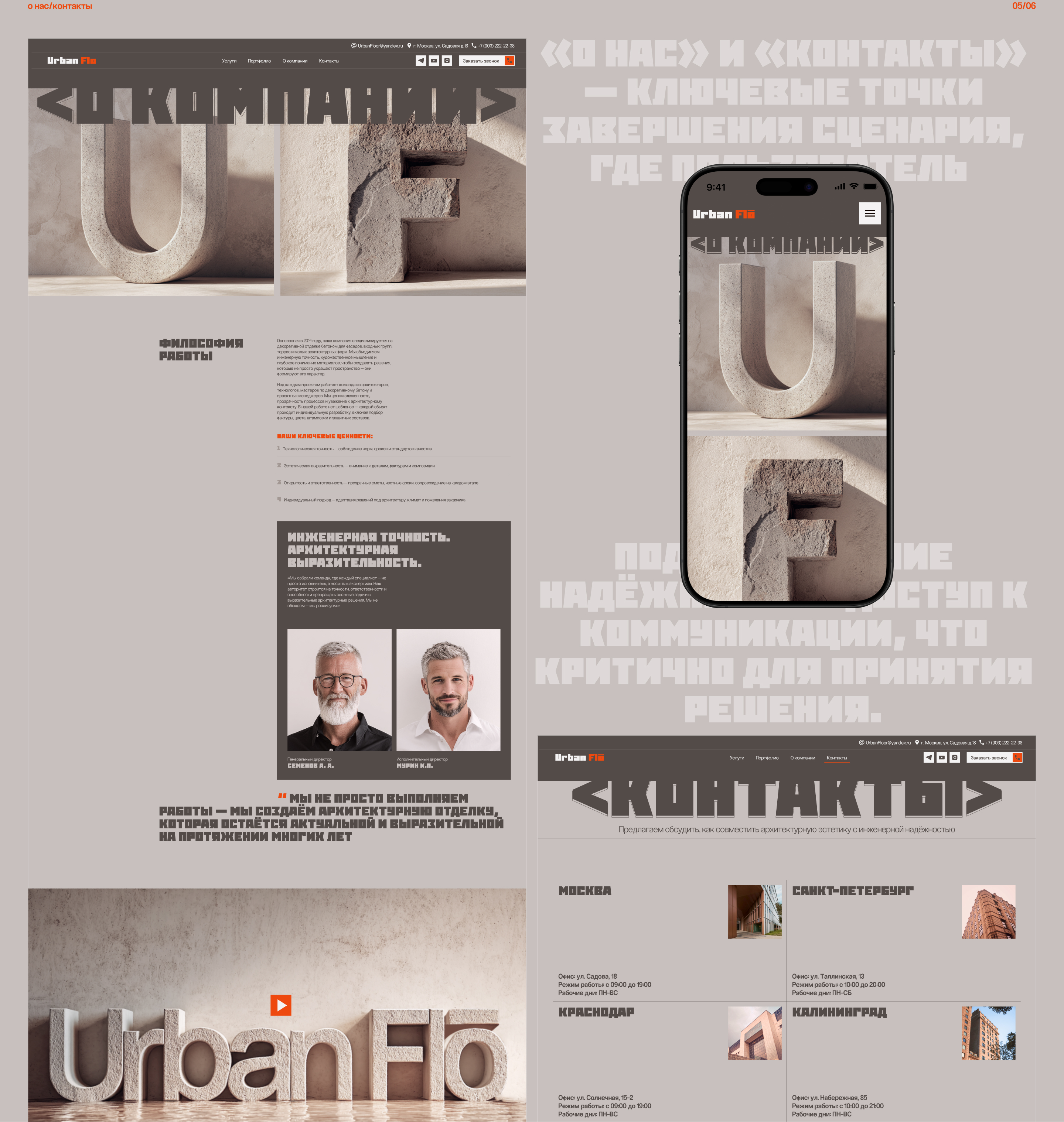 Urban Flo/Corporate website — Изображение №10 — Интерфейсы на Dprofile