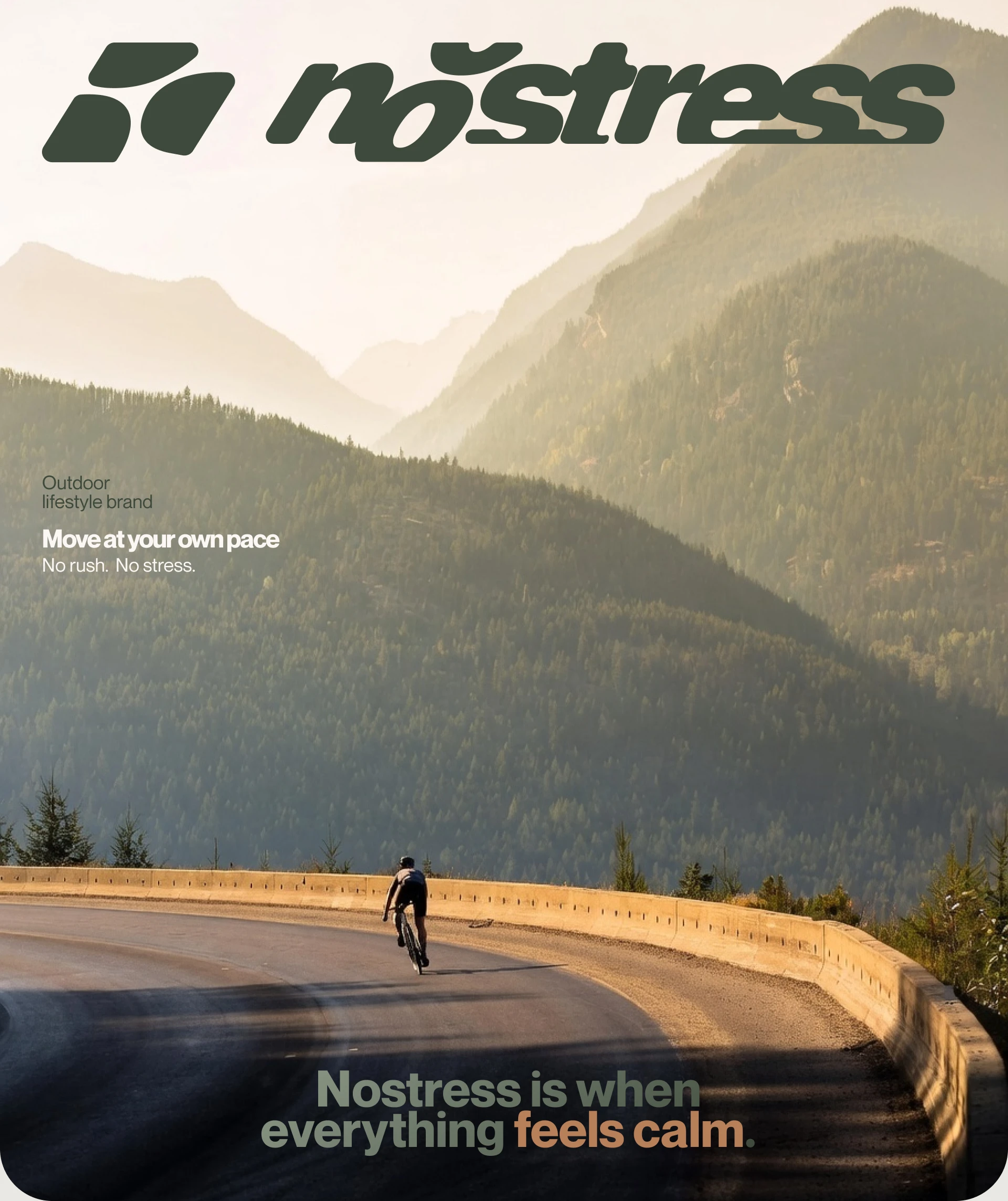 NOSTRESS Outdoor lifestyle brand-Branding & Development — Изображение №1 — Брендинг на Dprofile