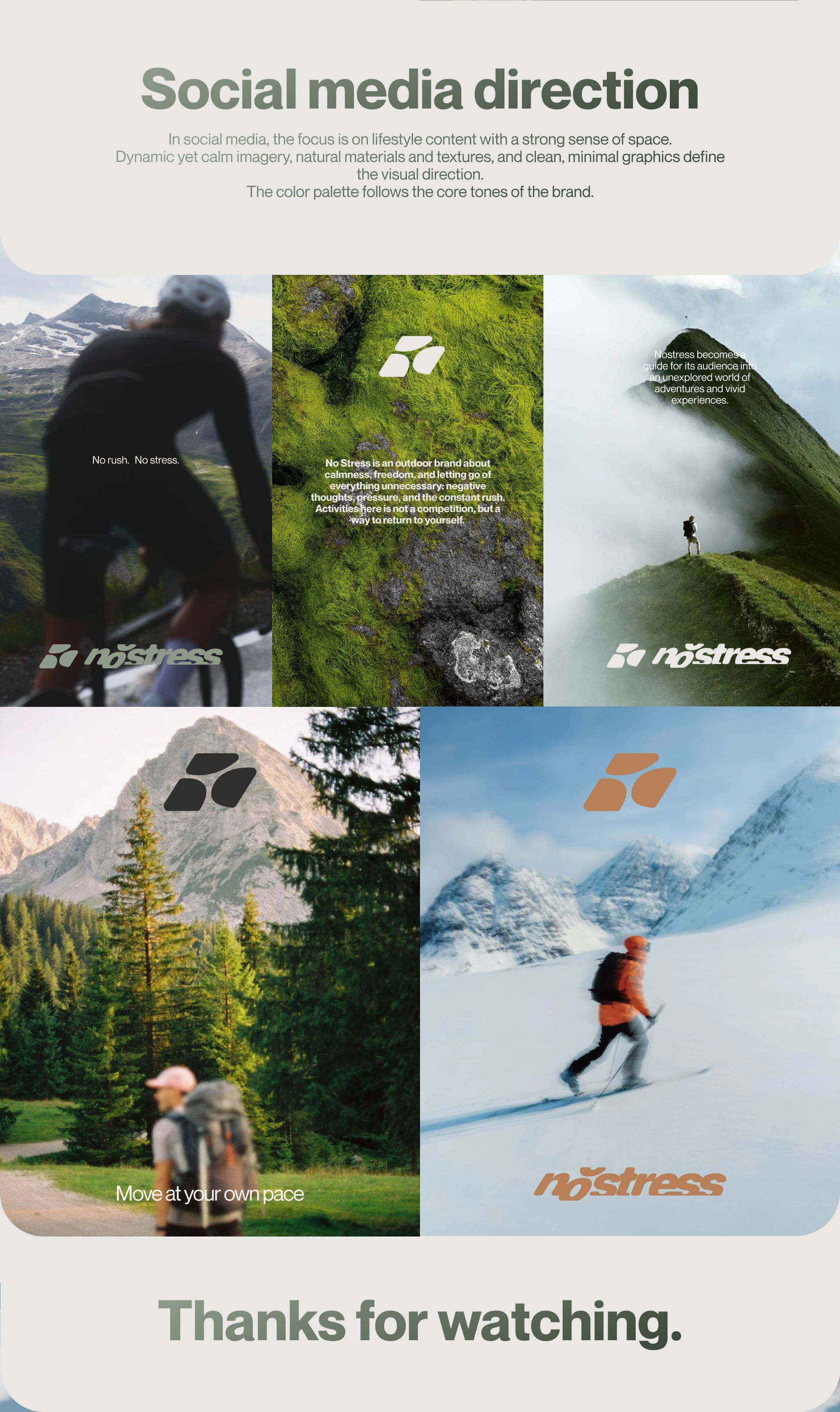 NOSTRESS Outdoor lifestyle brand-Branding & Development — Изображение №9 — Брендинг на Dprofile