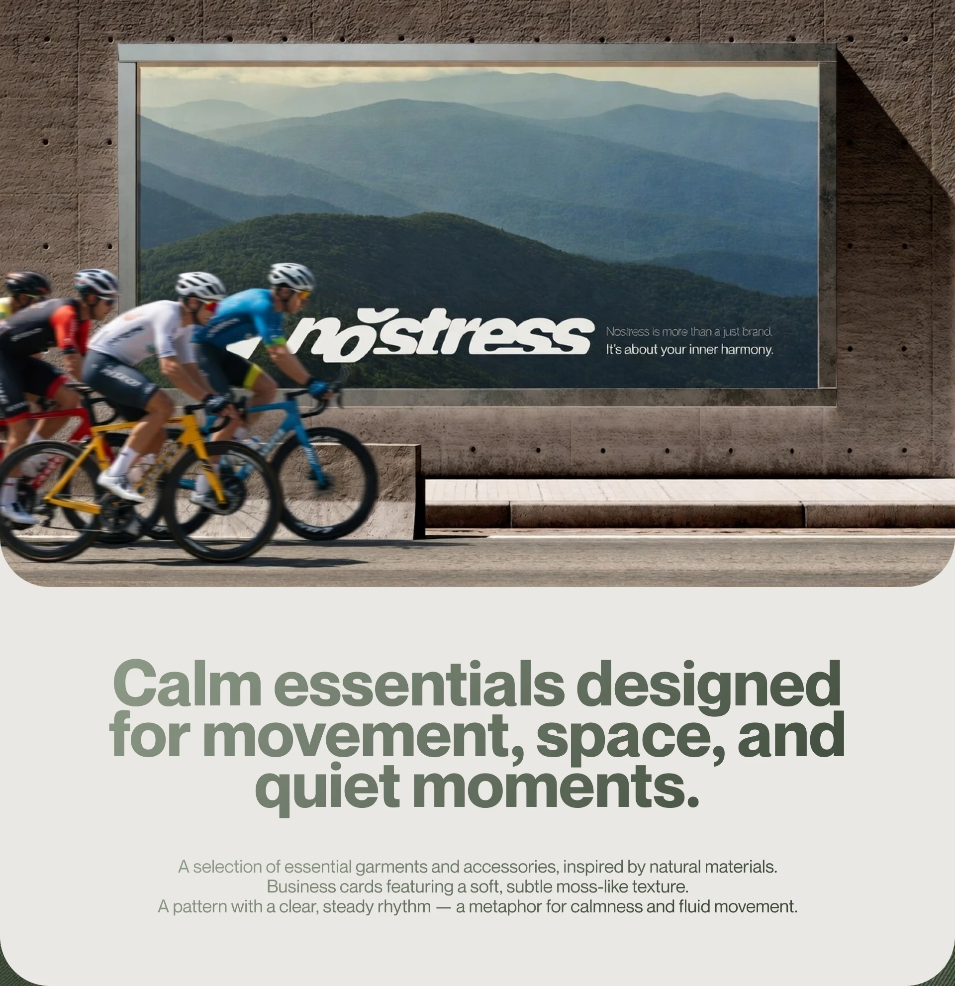 NOSTRESS Outdoor lifestyle brand-Branding & Development — Изображение №5 — Брендинг на Dprofile