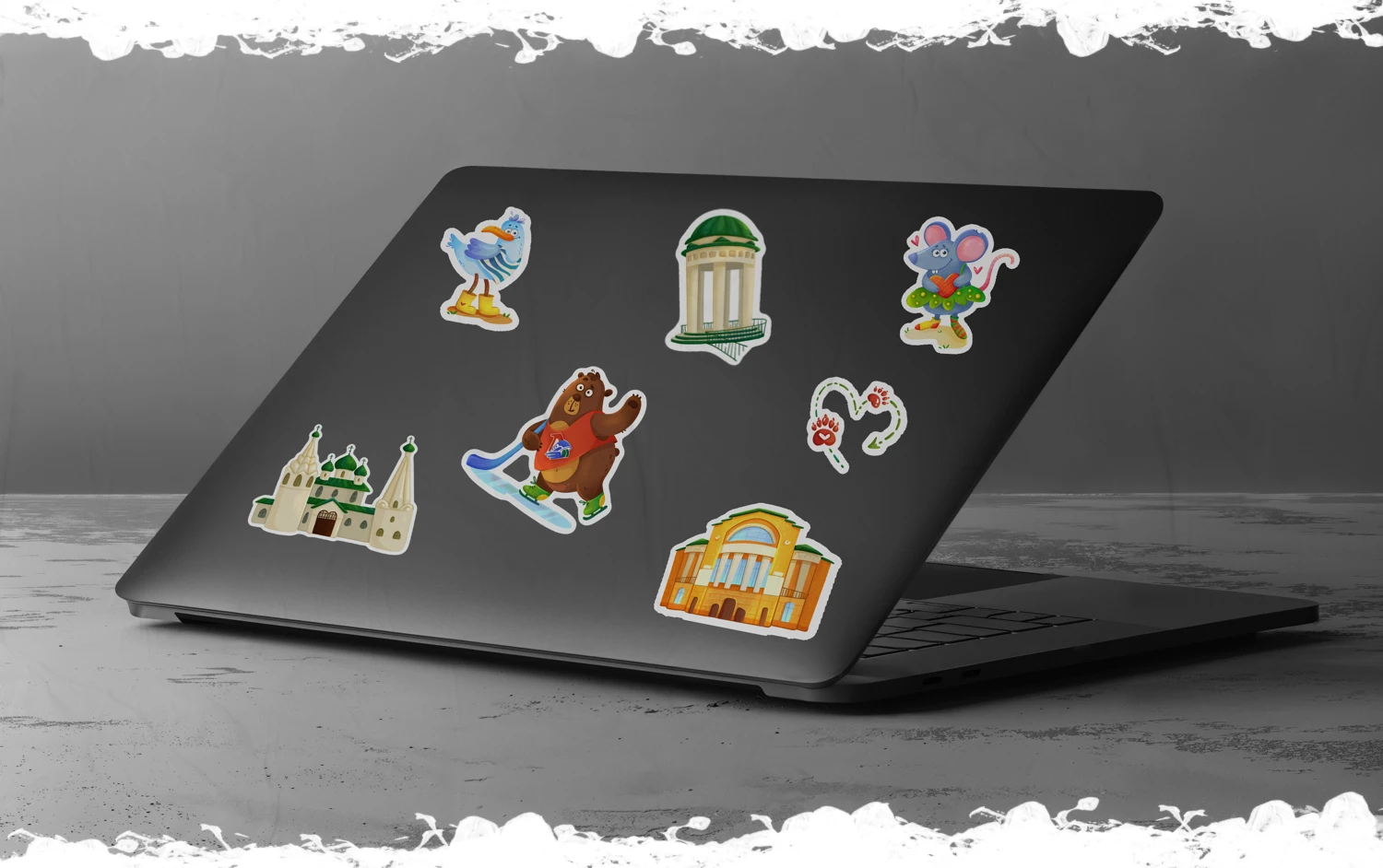 Стикеры Ярославль (городской туристический мерч) — Изображение №3 — Брендинг, Иллюстрация на Dprofile