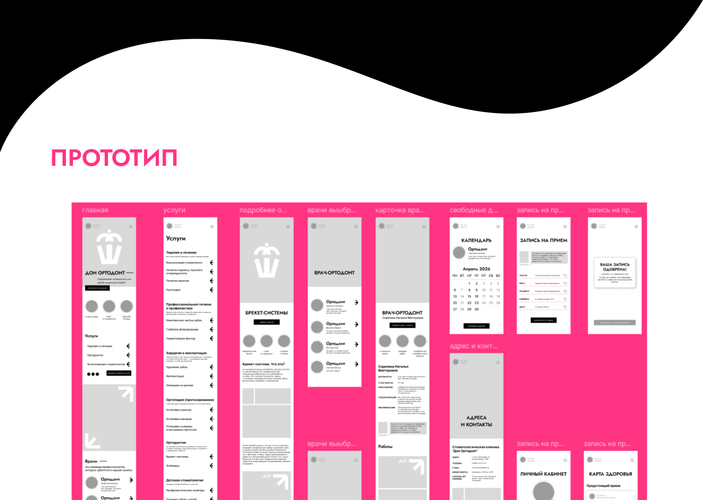 Дон Ортодонт. Мобильное приложение — Изображение №12 — Интерфейсы, Брендинг на Dprofile